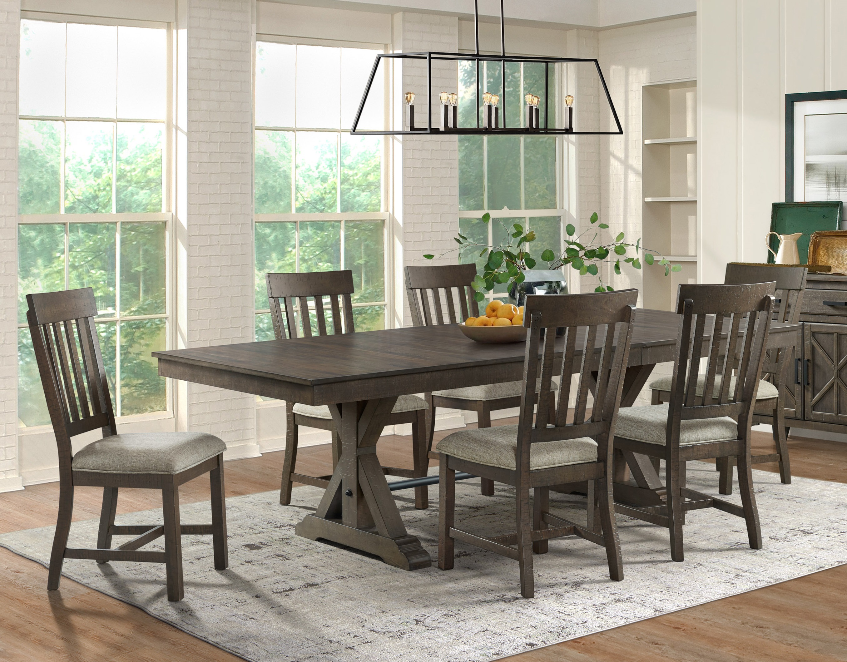 Intercon Sullivan Burnished Clay 7pc Counter Height Set