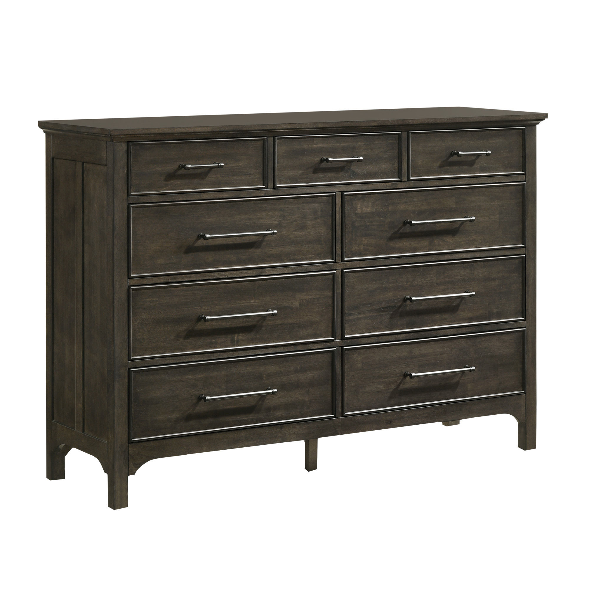 Intercon Hawthorne Brushed Charcoal 9 Drawer Dresser