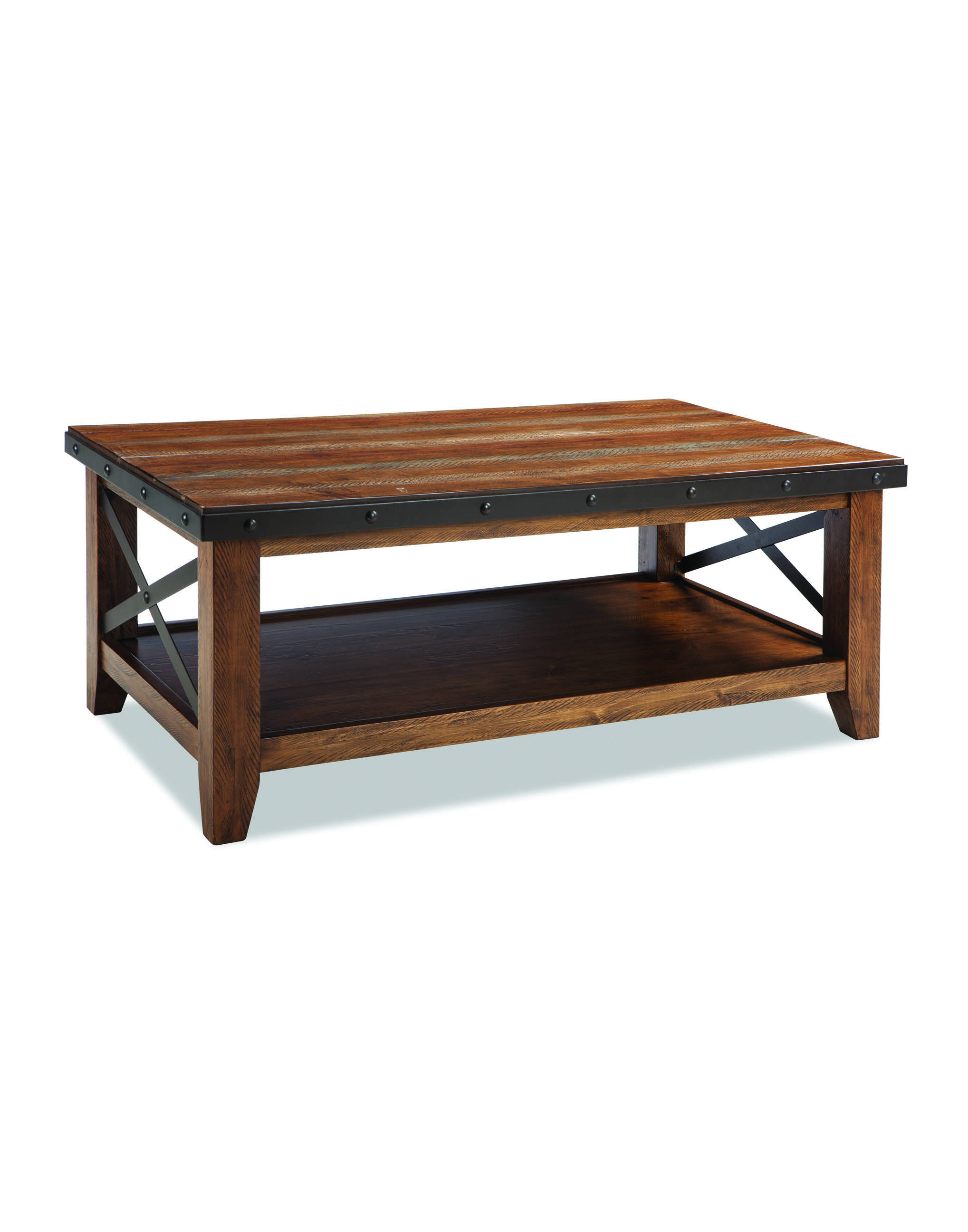 Intercon Taos Canyon Brown 3pc Coffee Table Set