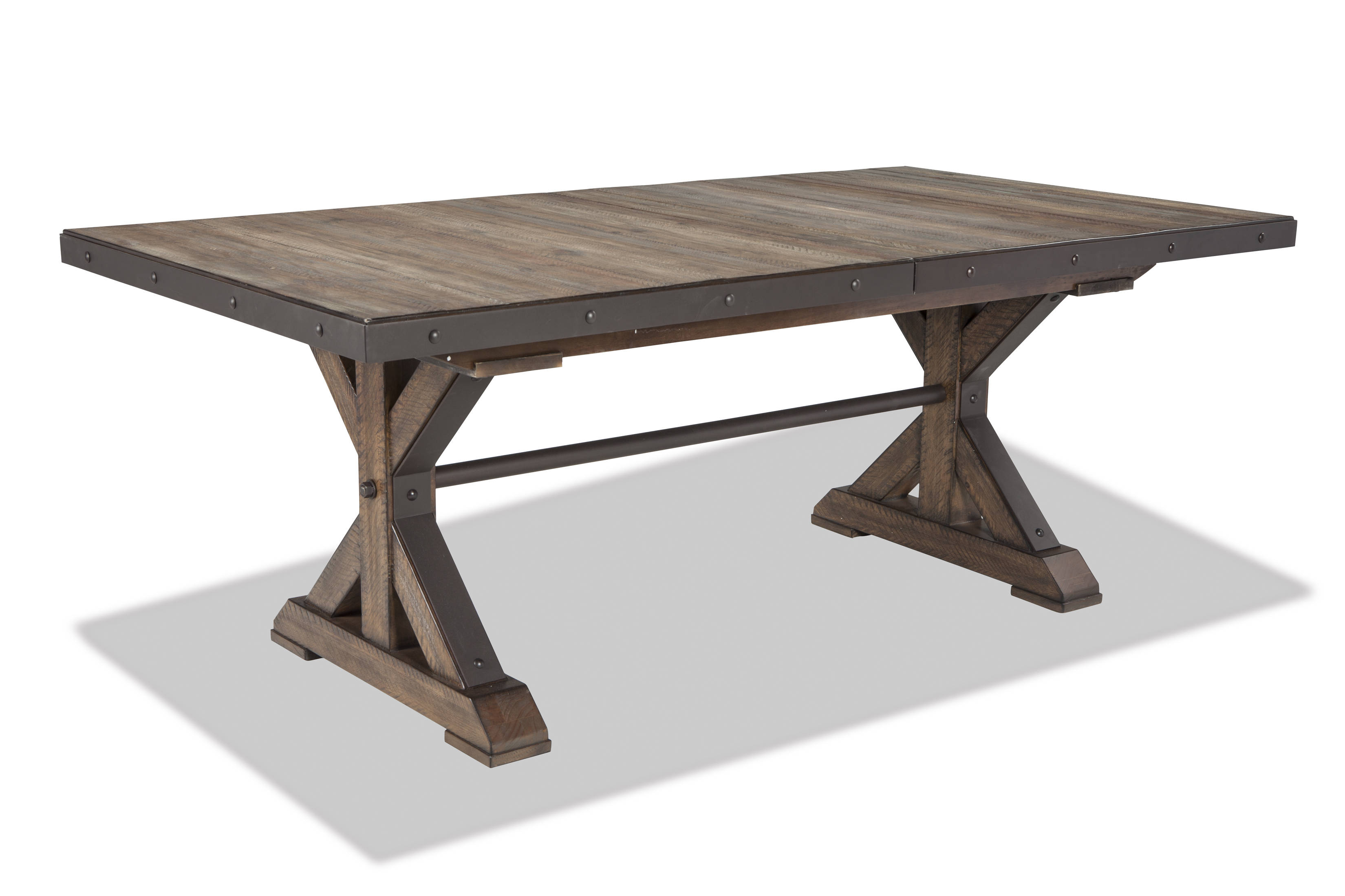 Intercon Taos Canyon Brown Trestle Dining Table