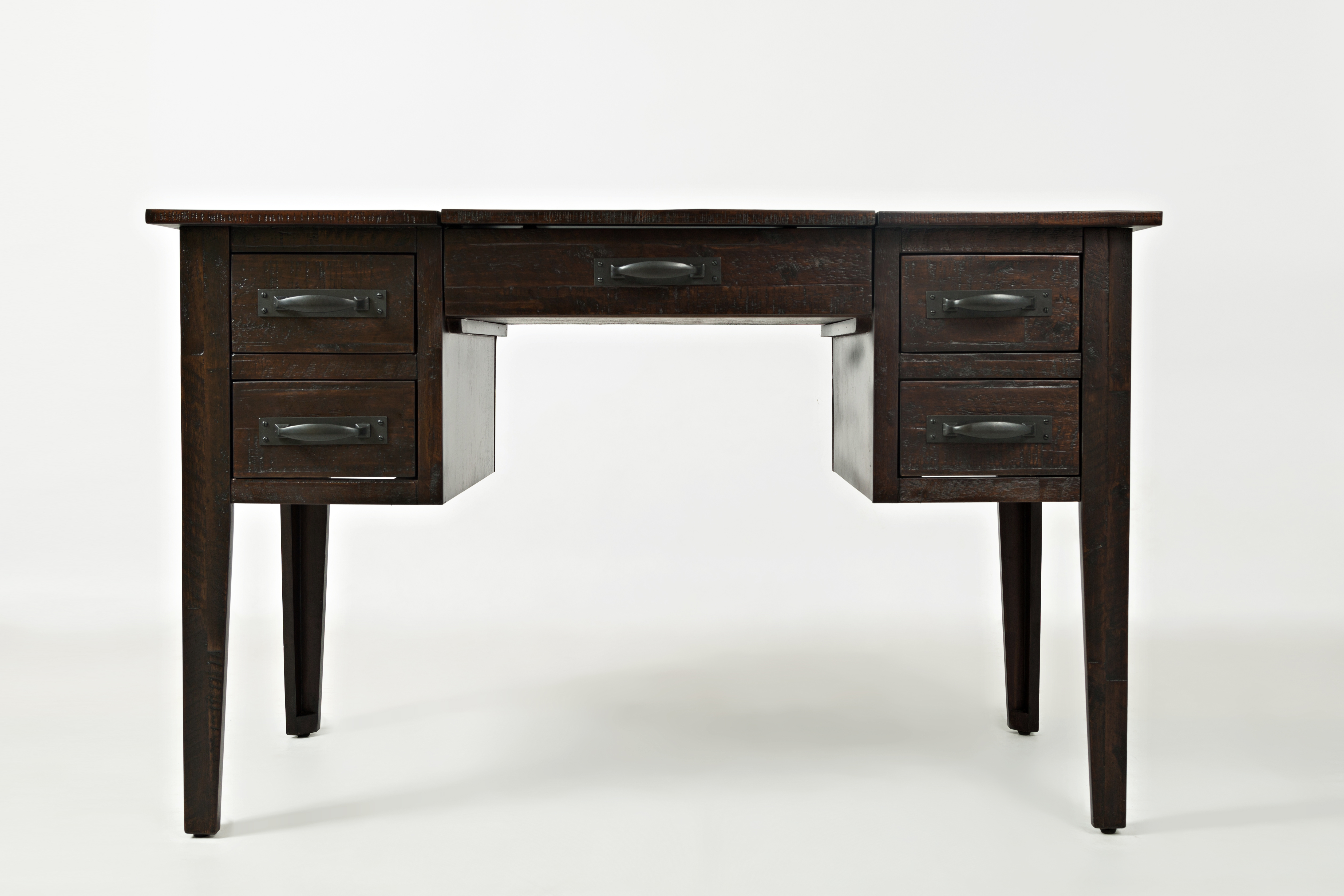 Jofran Furniture Jackson Lodge Distressed Dark Brown Desk