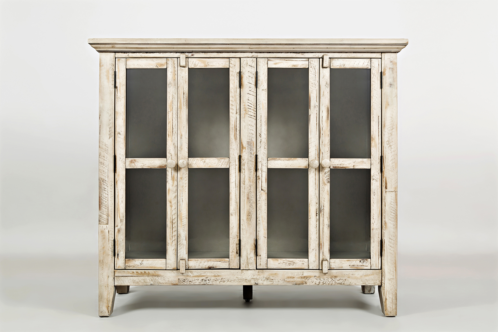 Jofran Furniture Rustic Shores Scrimshaw Cream 48 Inch Accent Cabinet