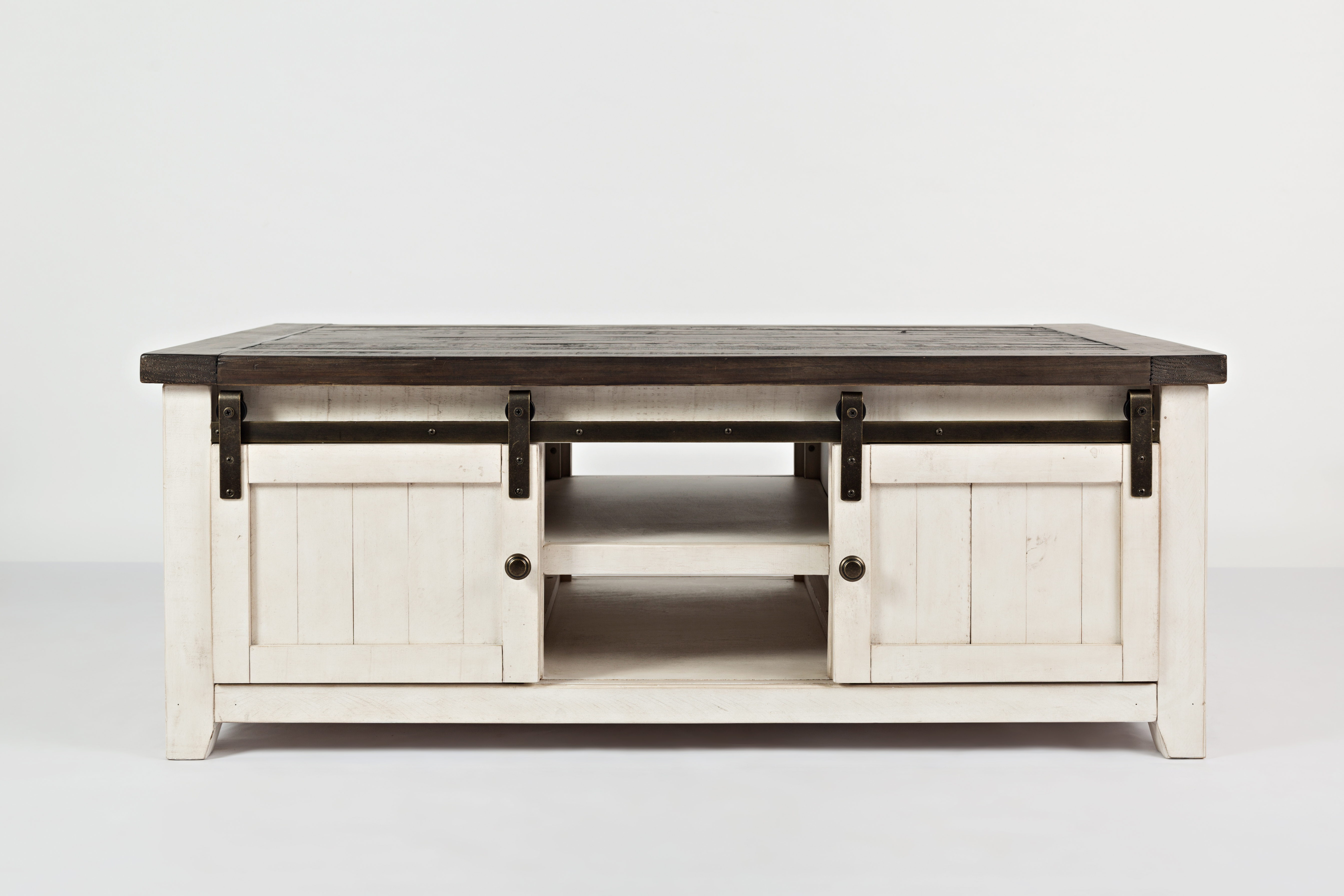 Jofran Furniture Madison County Vintage White Cocktail Table