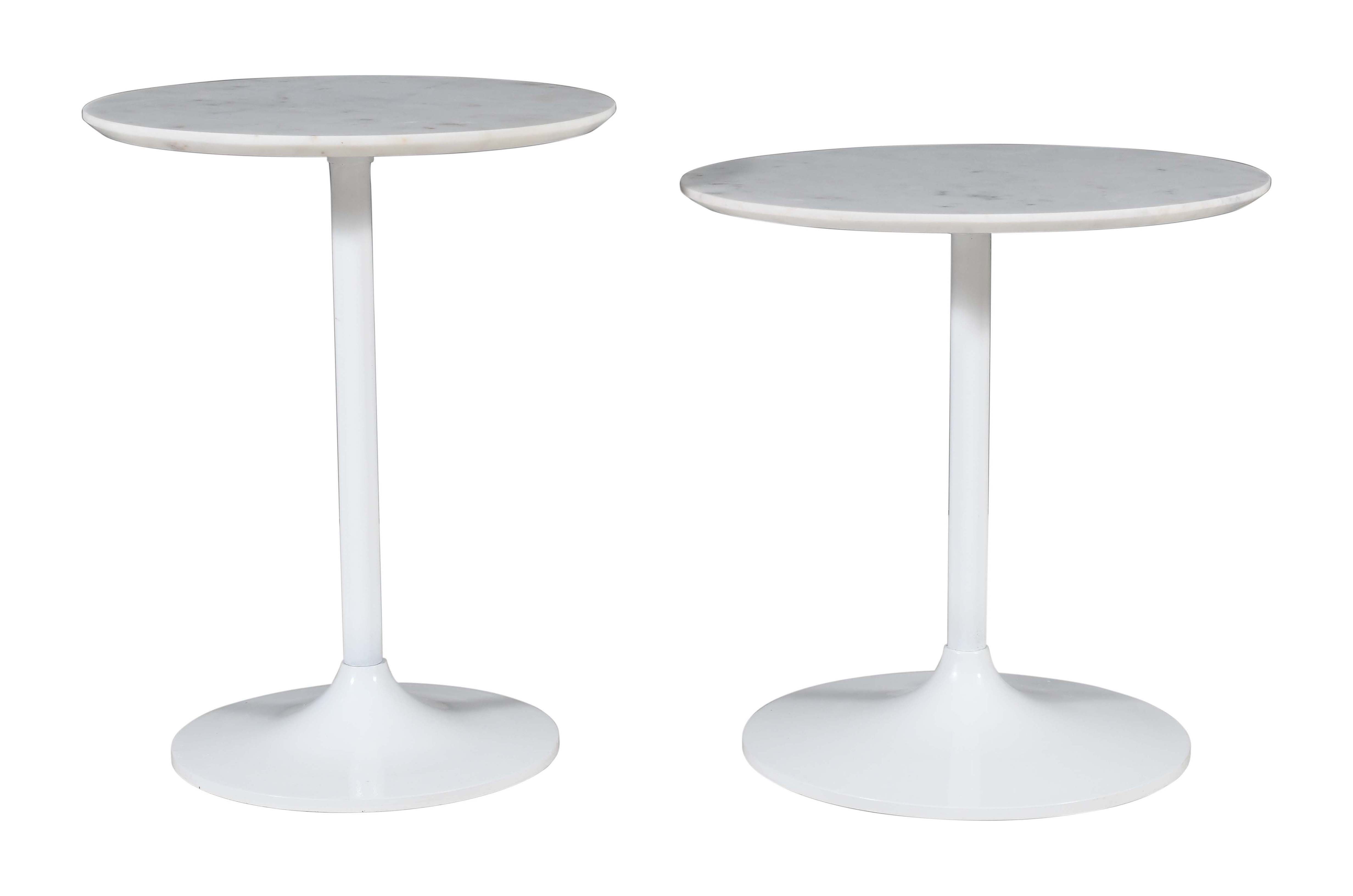 Jofran Furniture Global Archive White 2pc Accent Table