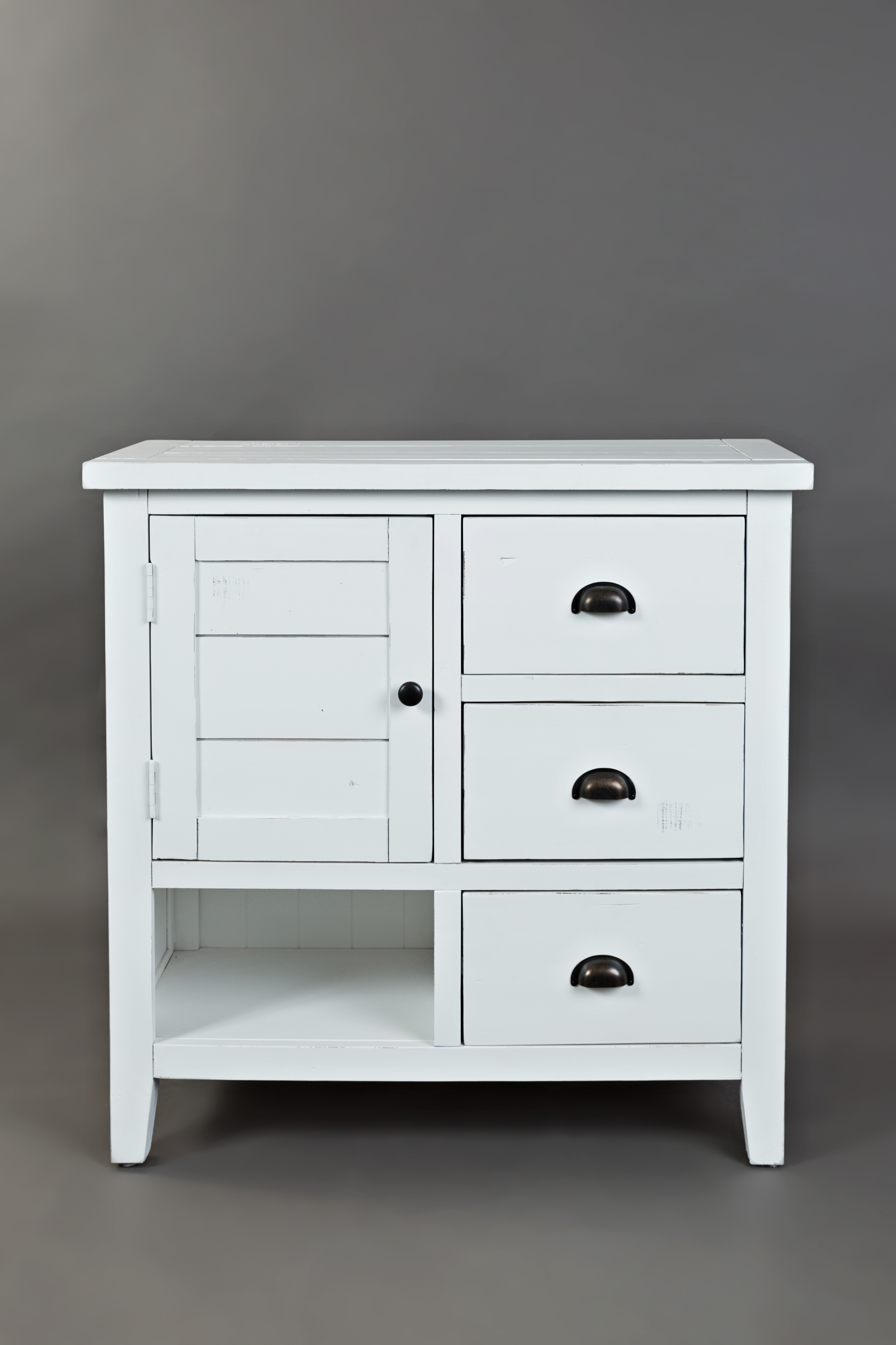 Jofran Furniture Artisans Craft Weathered White Accent Chest