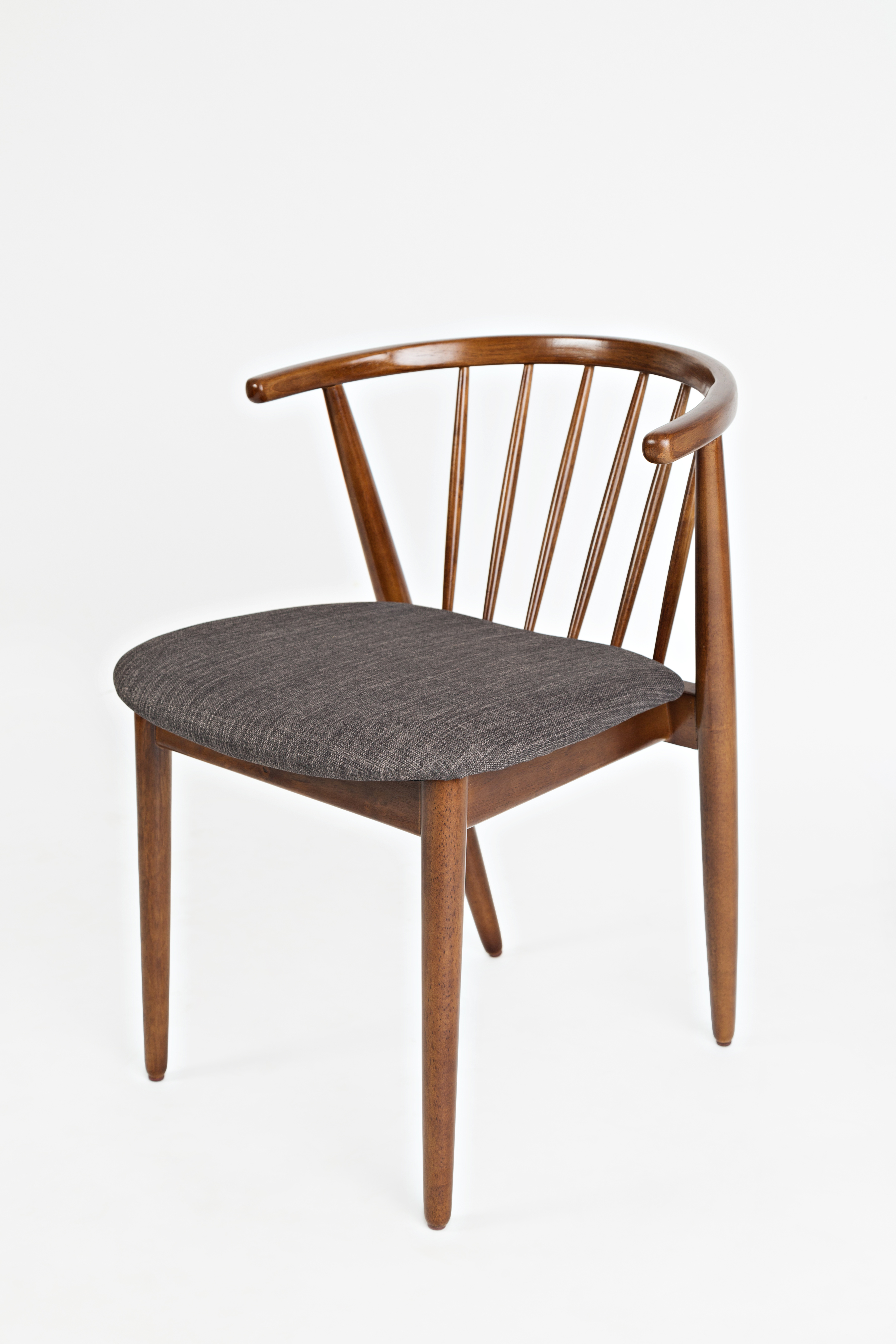 2 Jofran Furniture Copenhgen Brown Grey Side Chairs