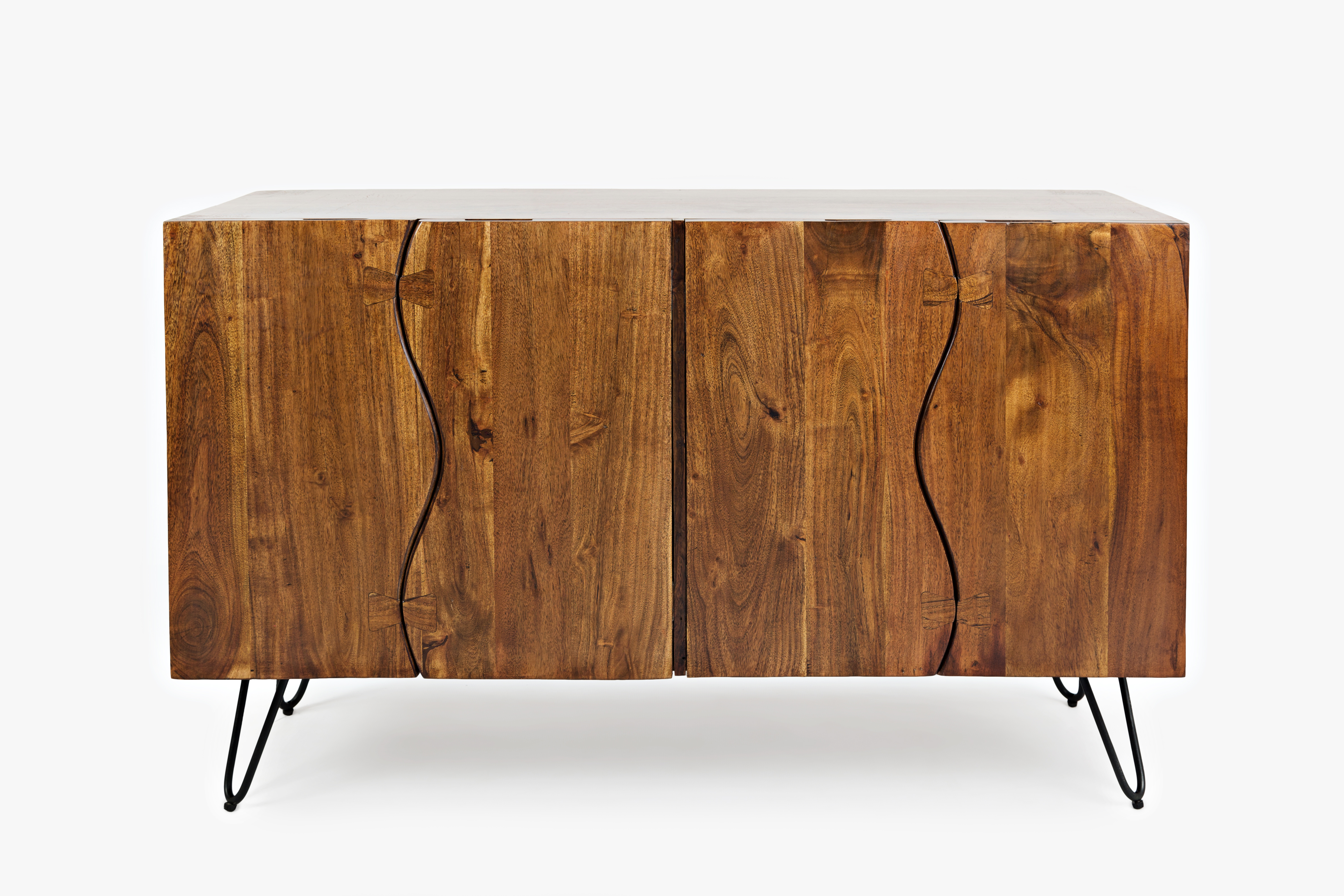 Jofran Furniture Natures Edge Chestnut Solid Acacia 54 Inch Storage Server