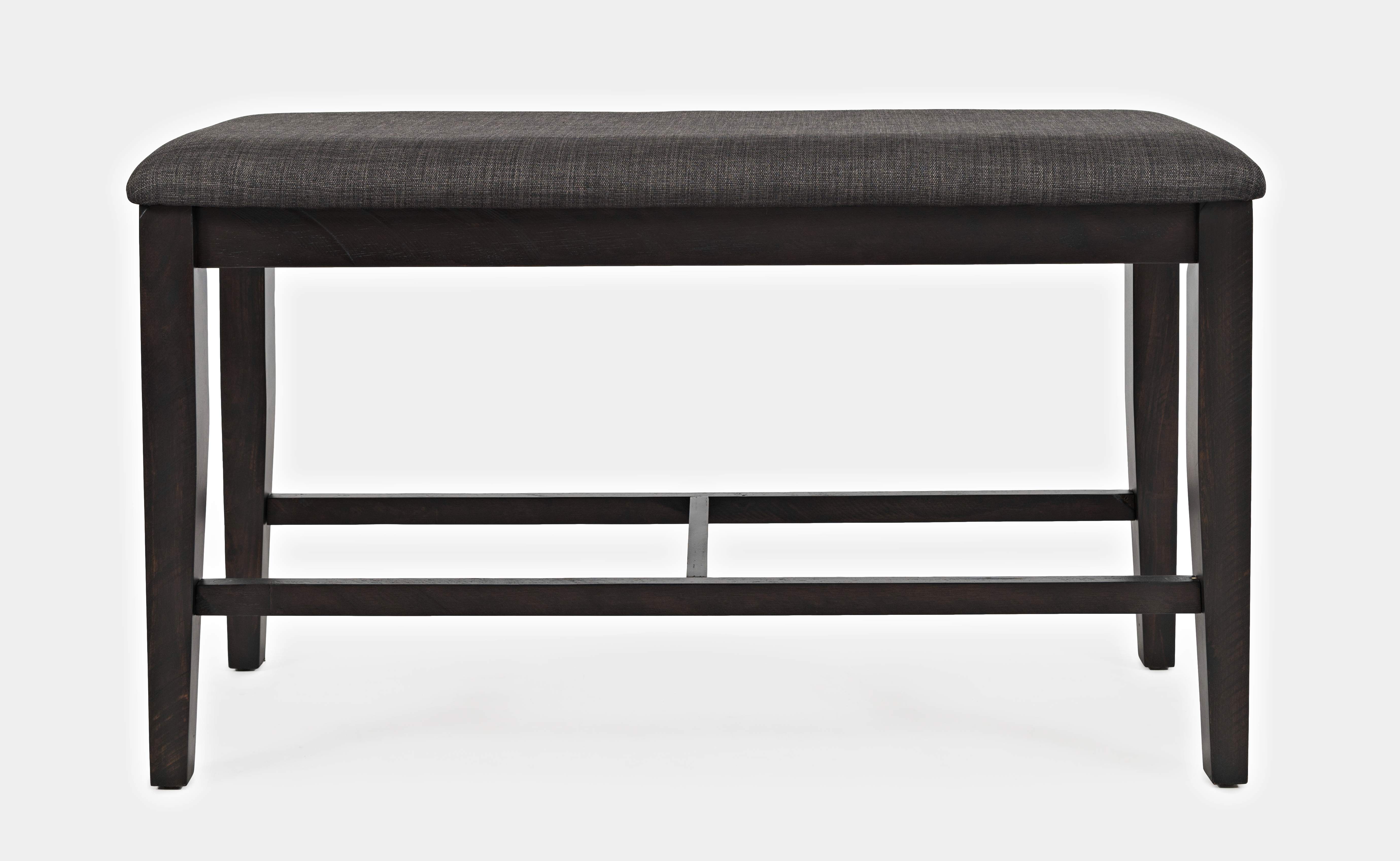 Jofran Furniture American Rustic Brown Upholstered Counter Bench