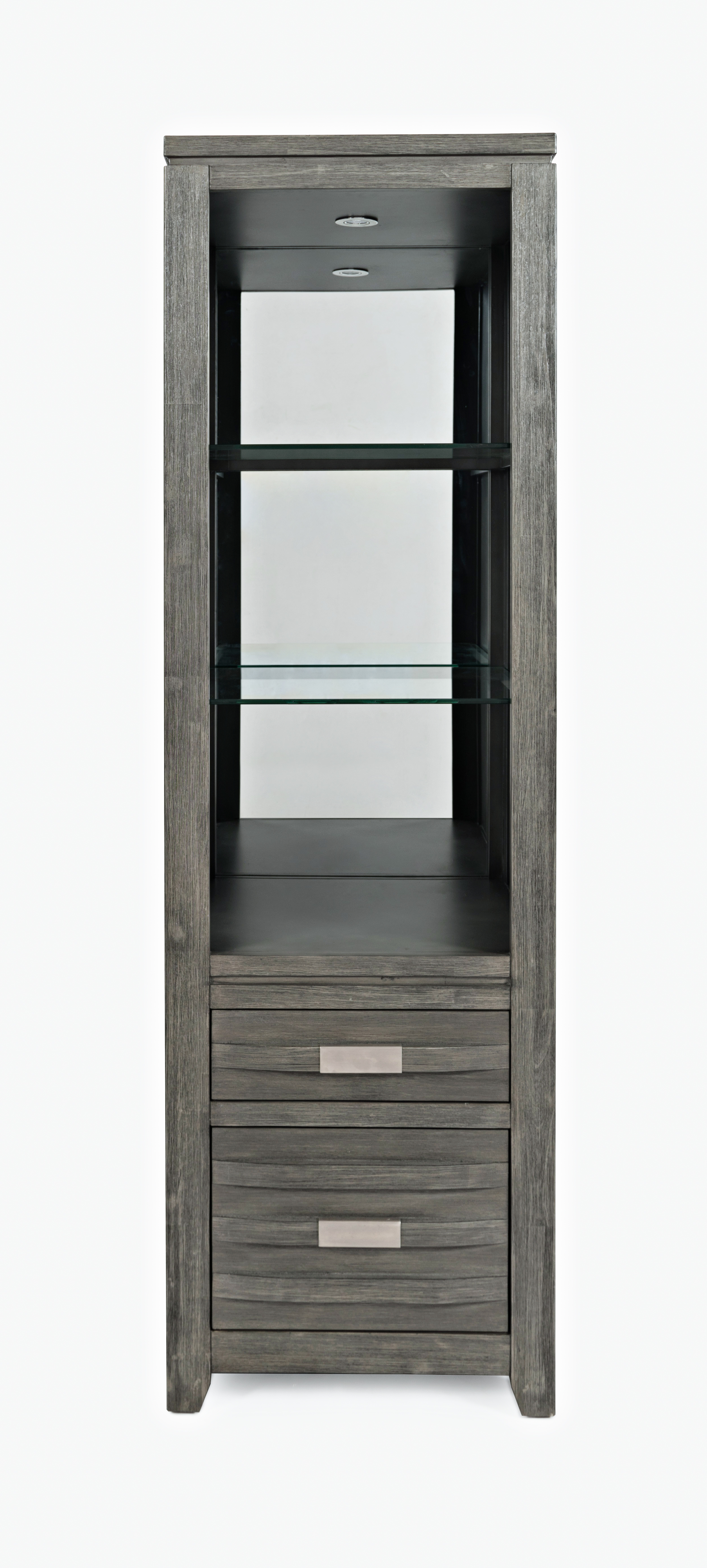 Jofran Furniture Altamonte Brushed Grey 22 Inch Bookcase