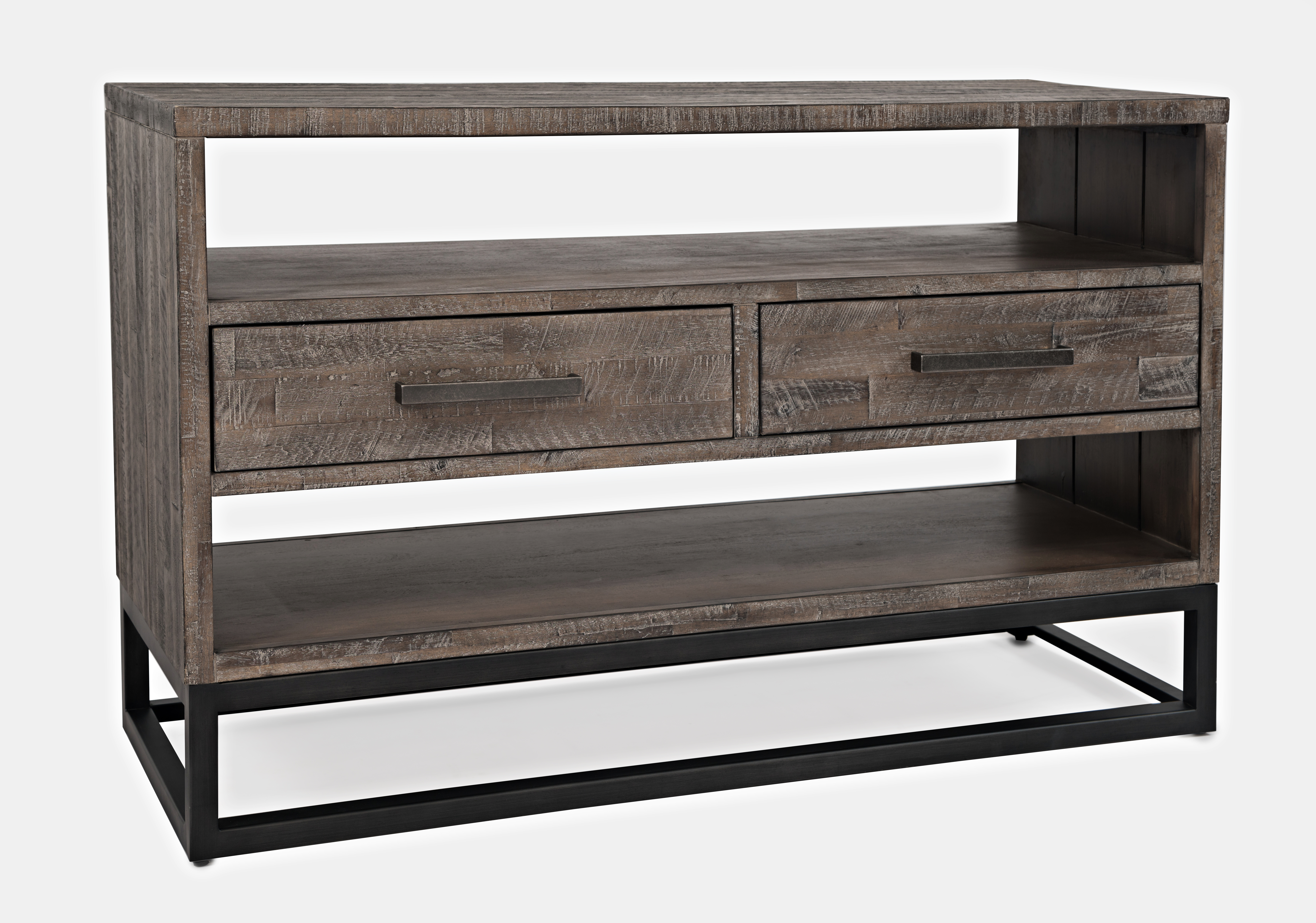 Jofran Furniture East Hampton Distressed Grey Sofa Table