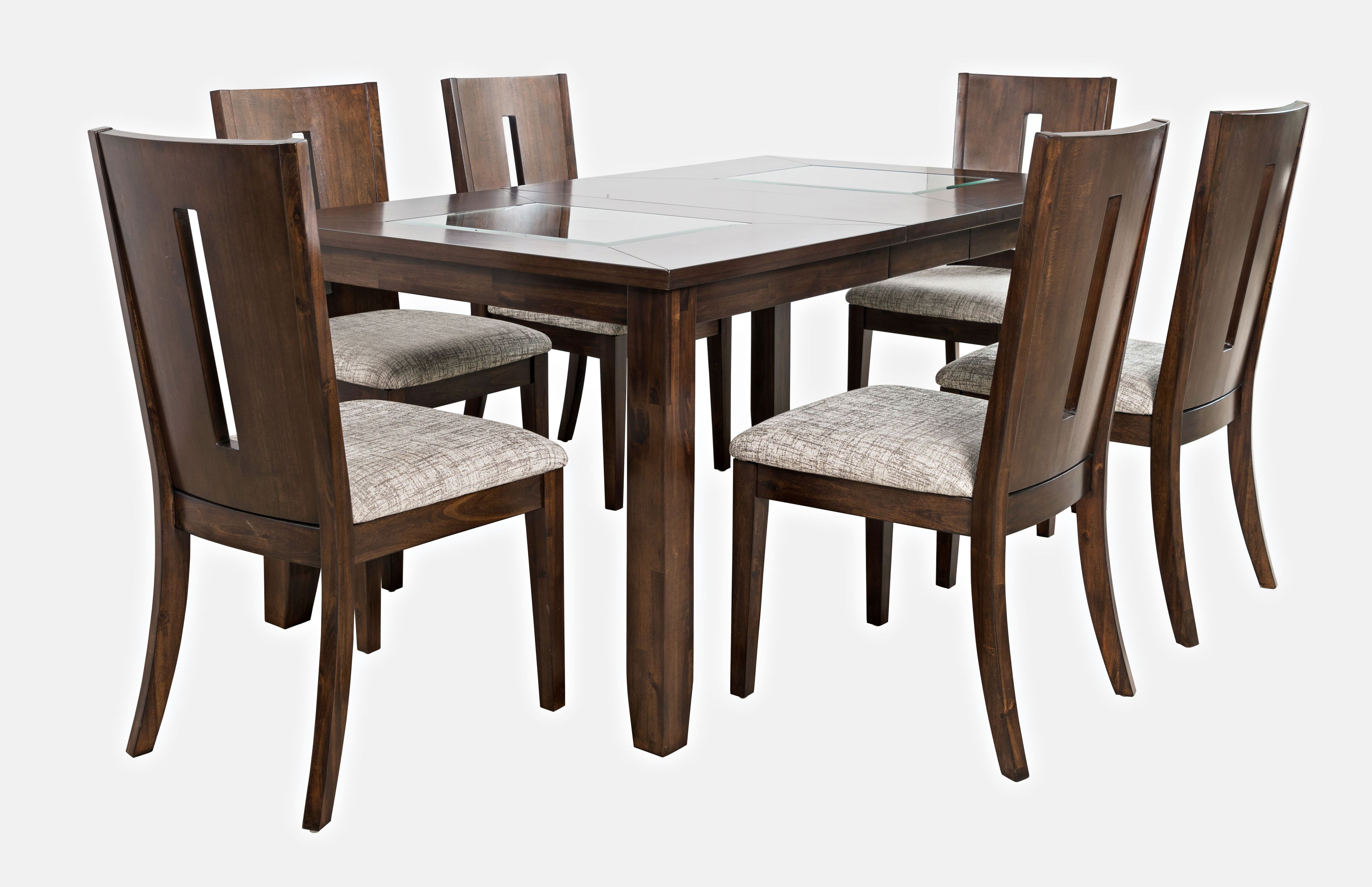 Jofran Furniture Urban Icon Merlot 7pc Dining Room Set