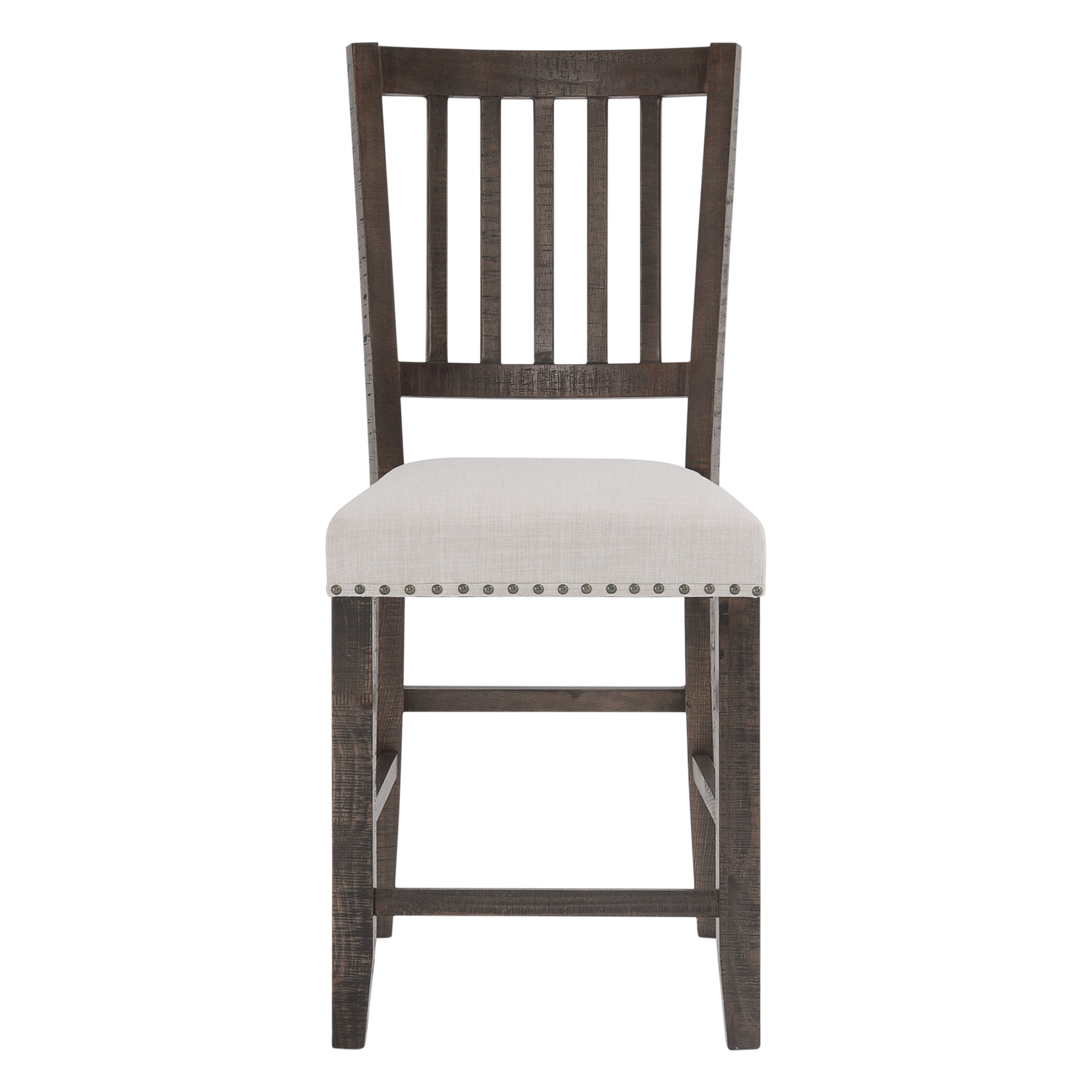 2 Jofran Furniture Willow Creek Distressed Brown Counter Height Stools