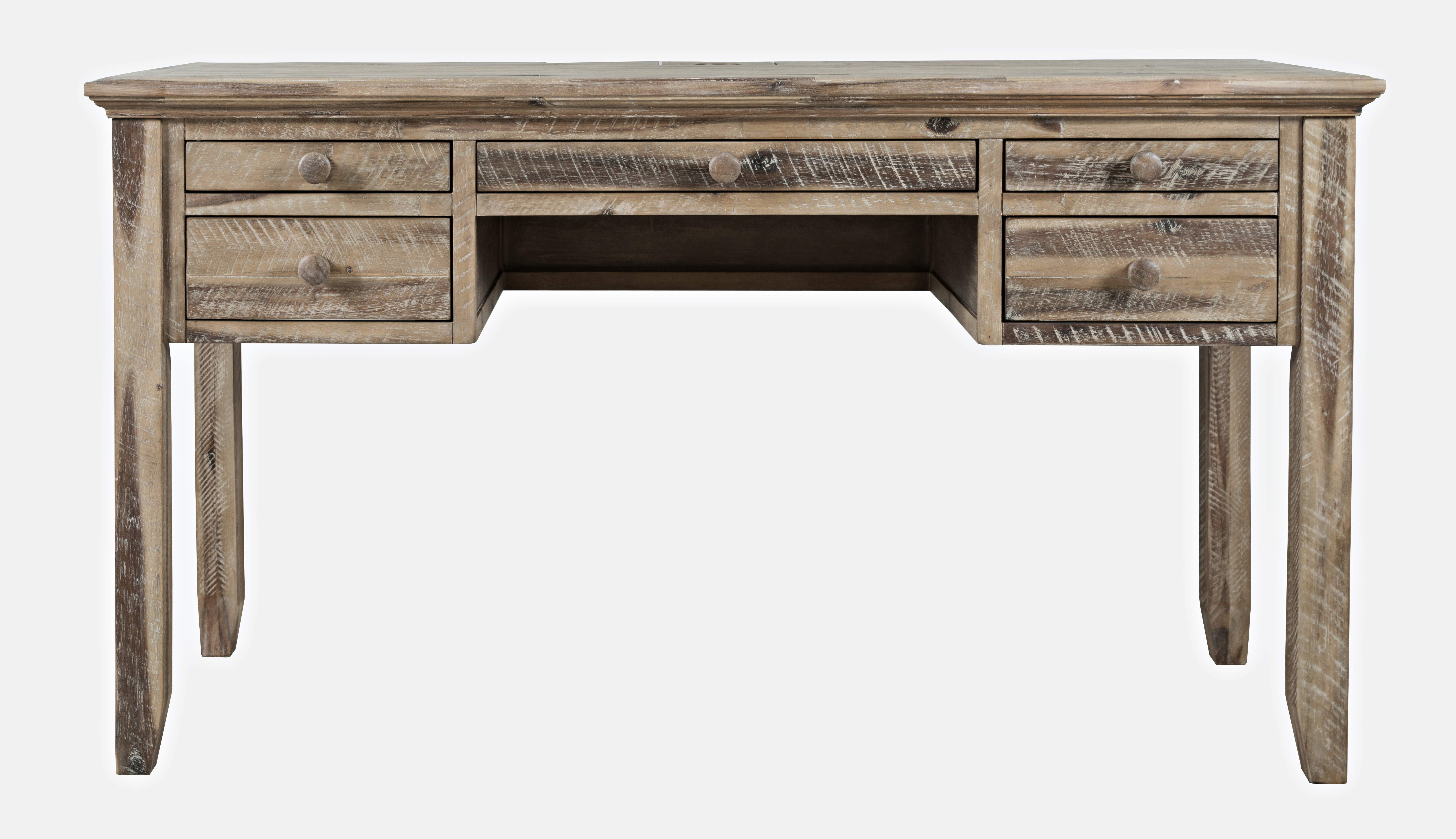 Jofran Furniture Rustic Shores Grey Wash Charging Desk