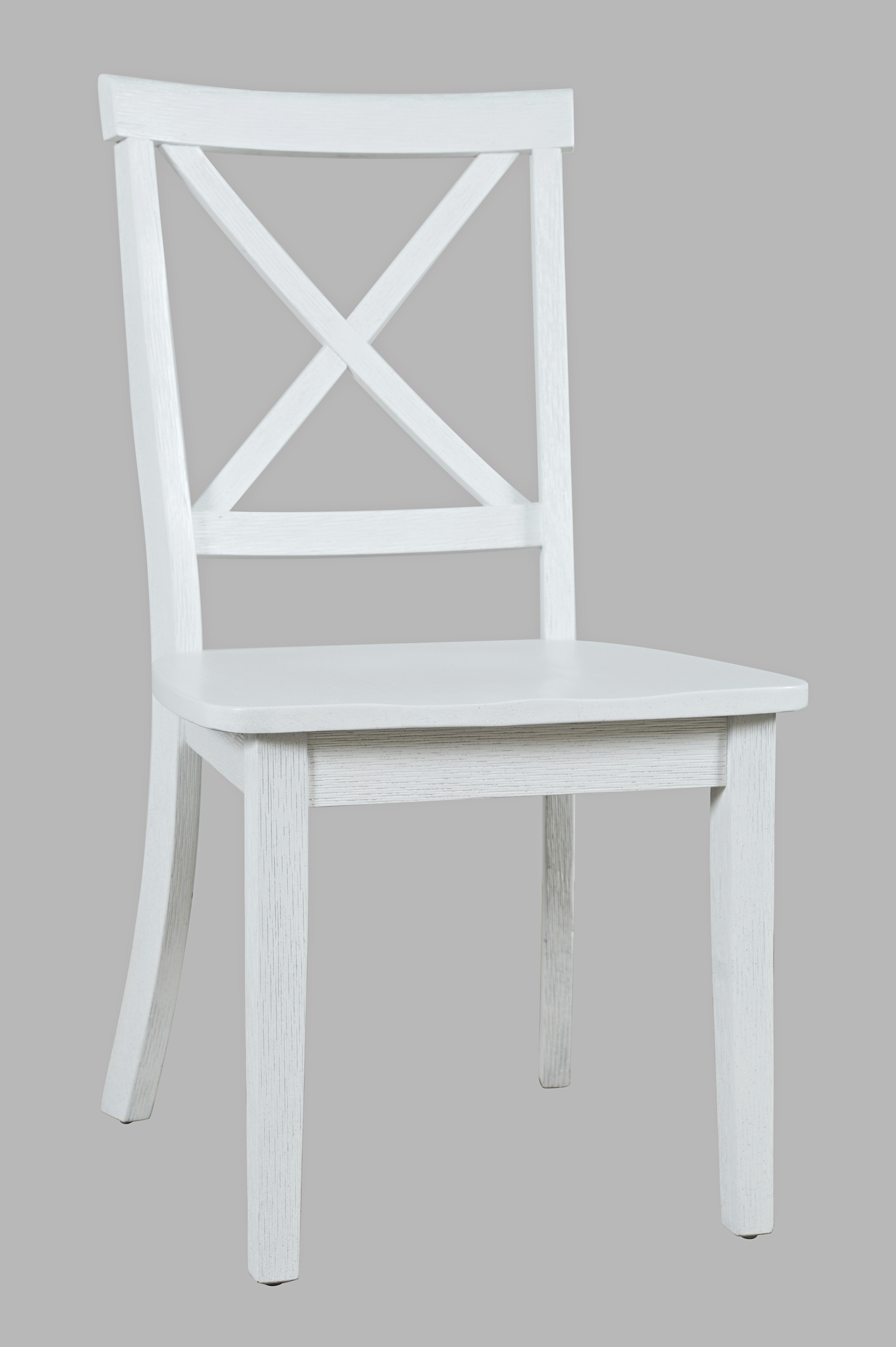2 Jofran Furniture Eastern Tides Brushed White Dining Chairs