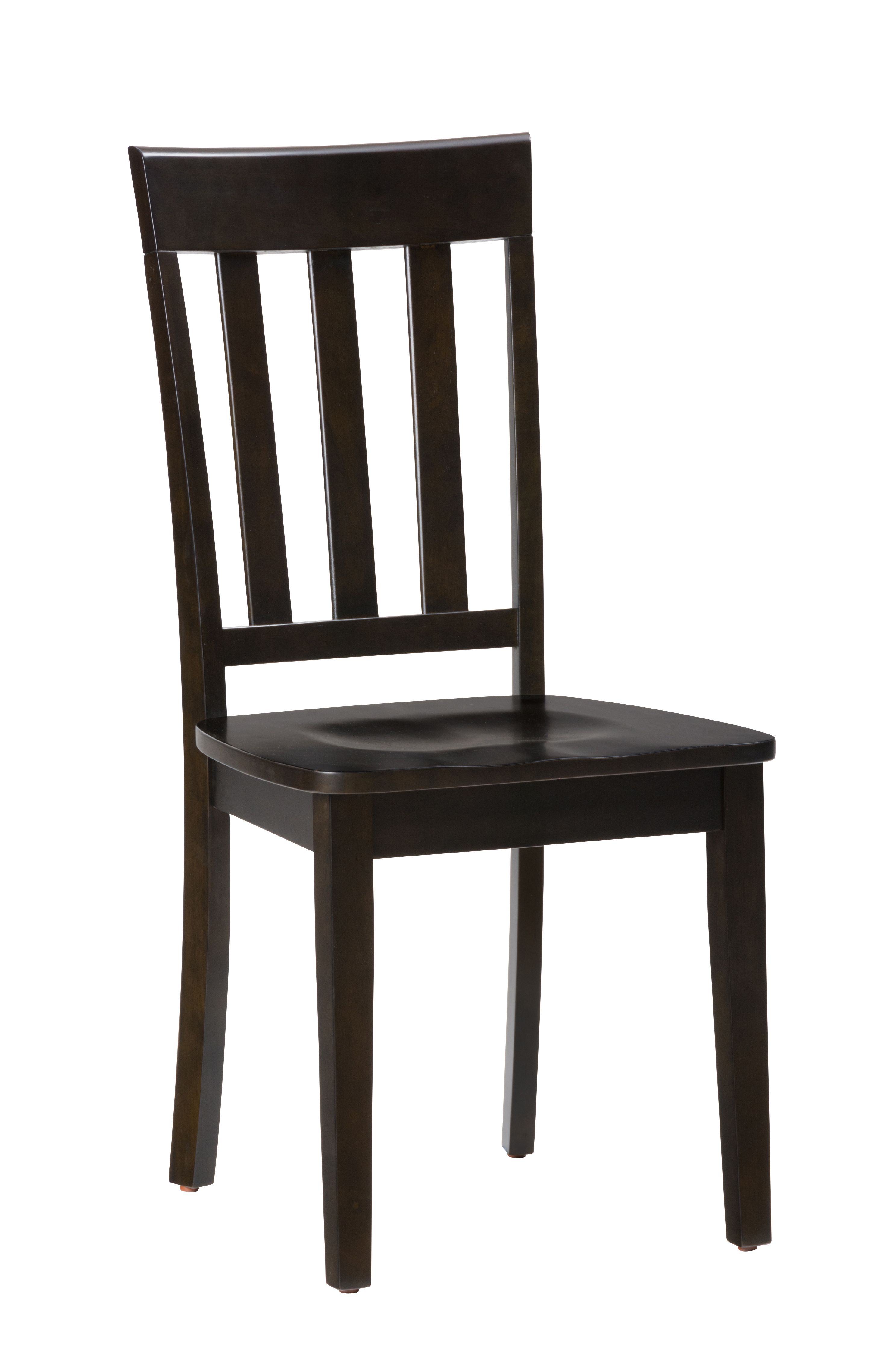 Simplicity Solid Wood Classic Slat Back Dining Chair (Set of 2)