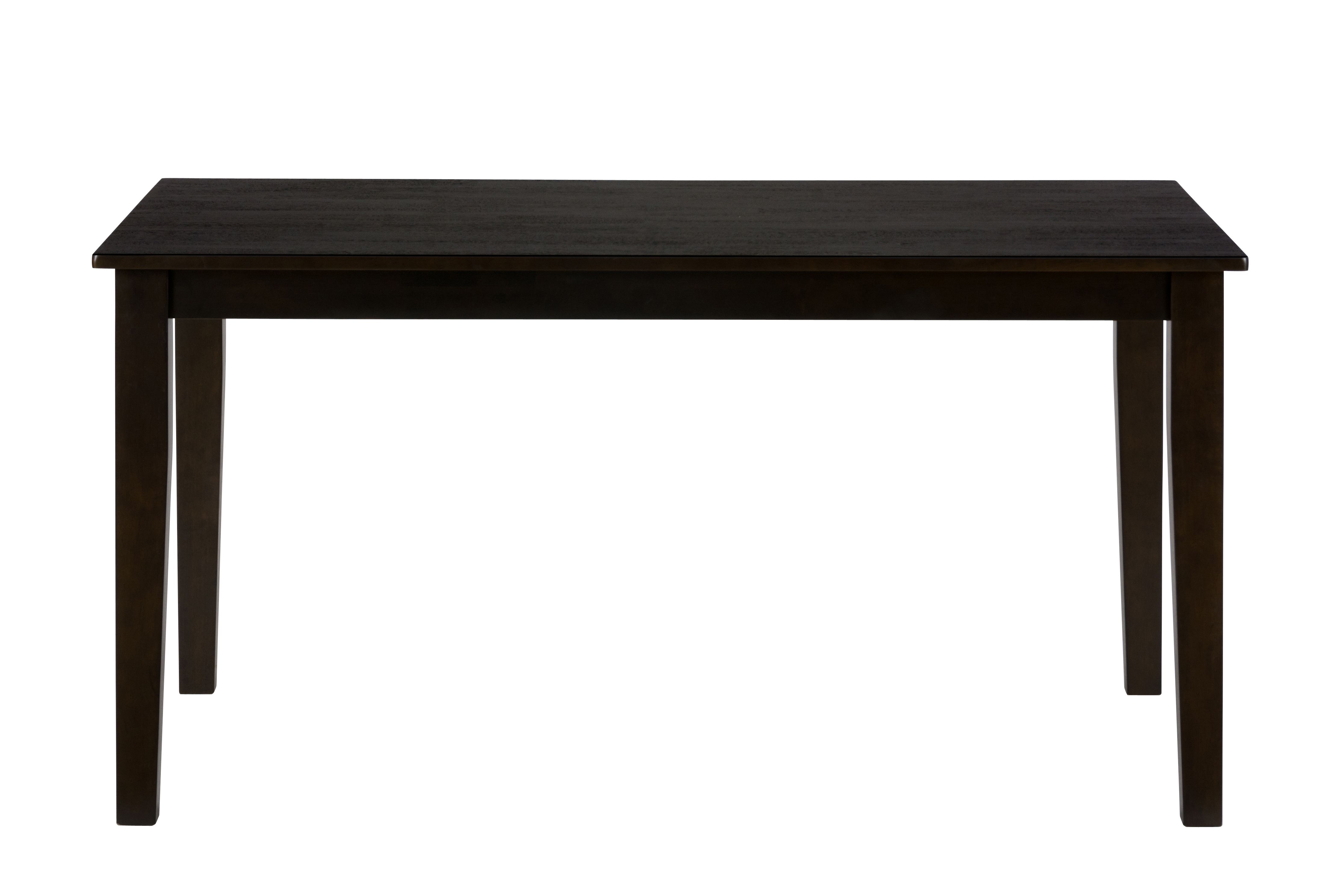 Jofran Furniture Simplicity Espresso Brown Rectangle Dining Table