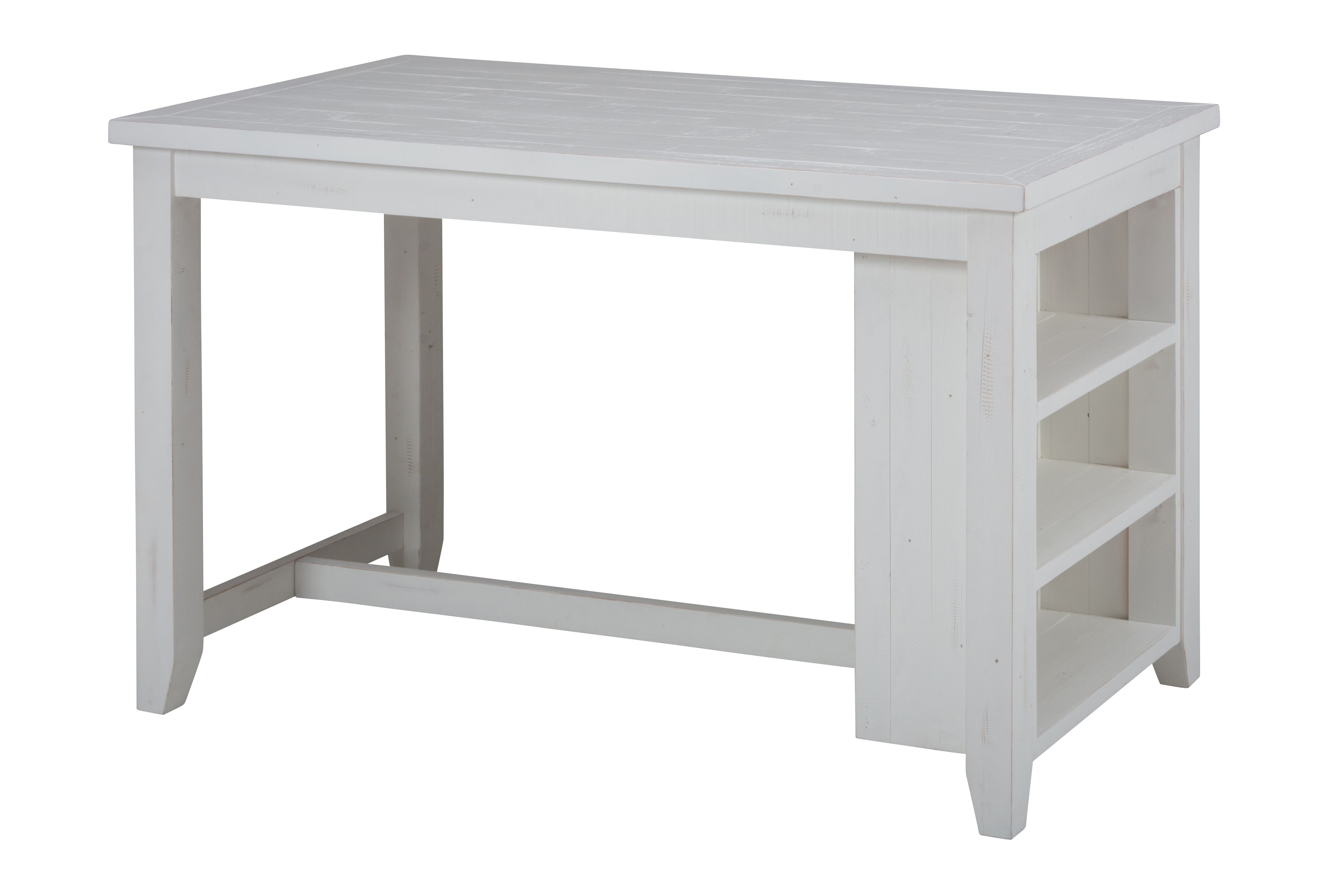 Jofran Furniture Madaket Distressed Off White Counter Height Table