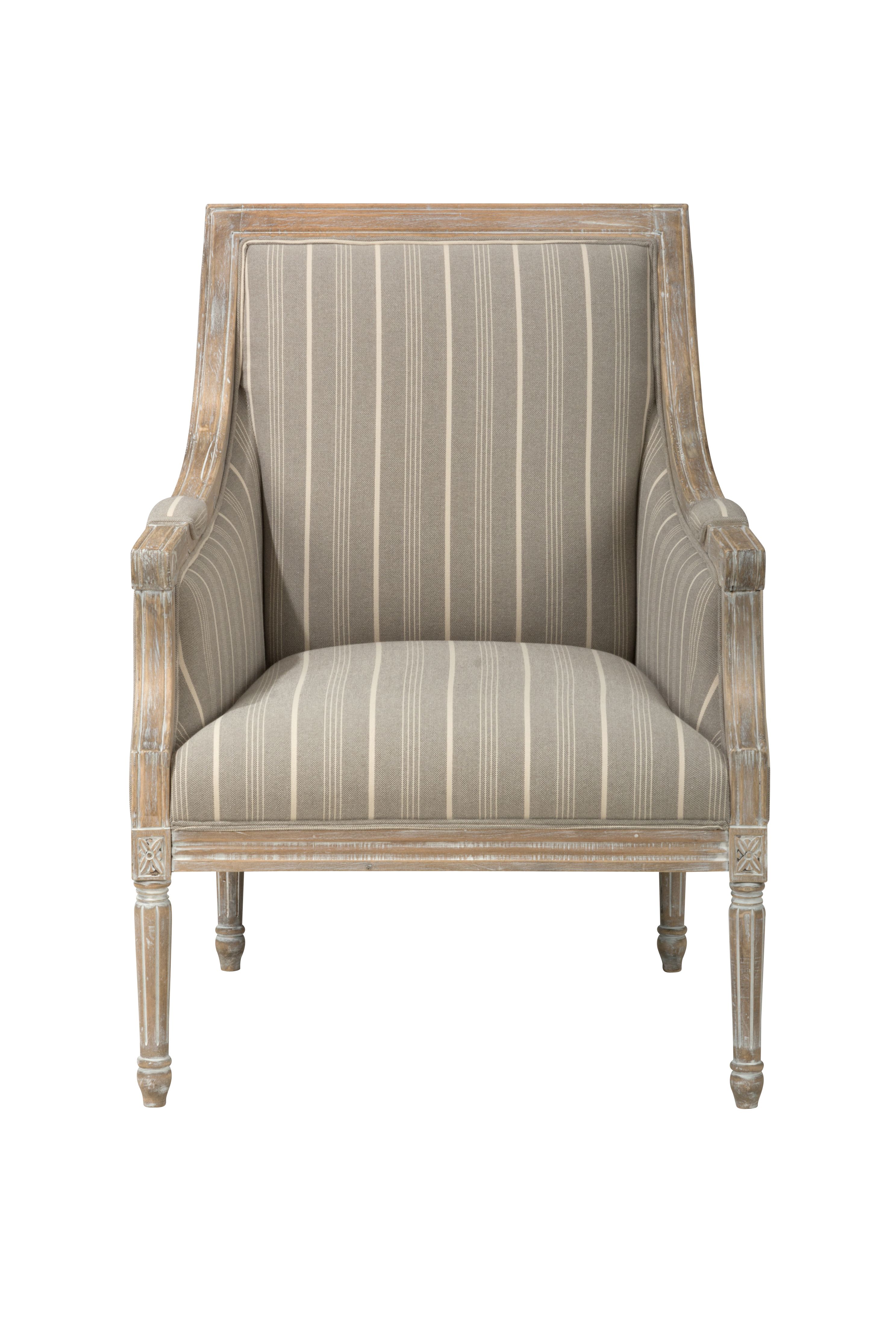 Jofran Furniture McKenna Taupe Upholstered Accent Chair