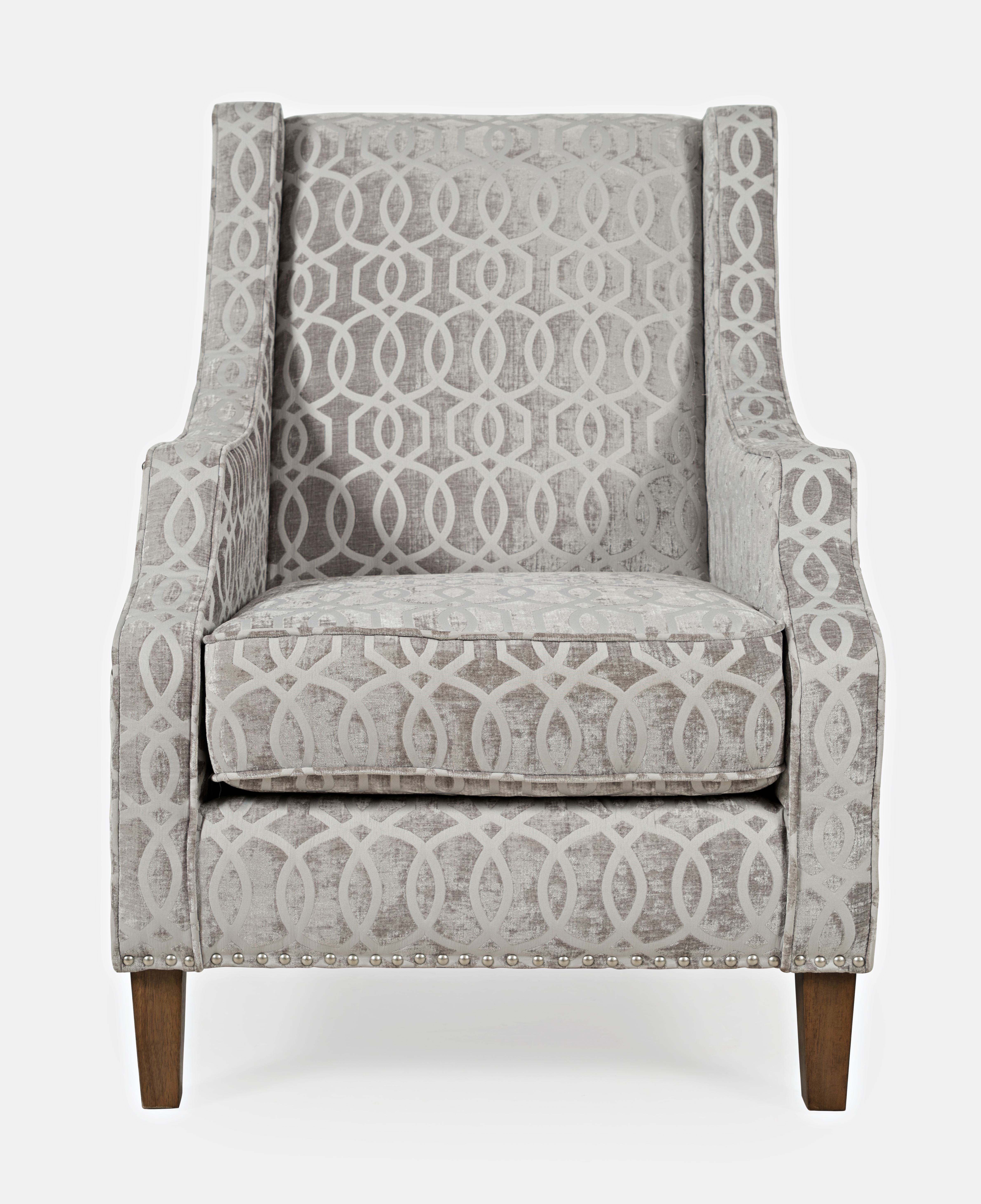 Jofran Furniture Quinn Dove Grey Accent Chair