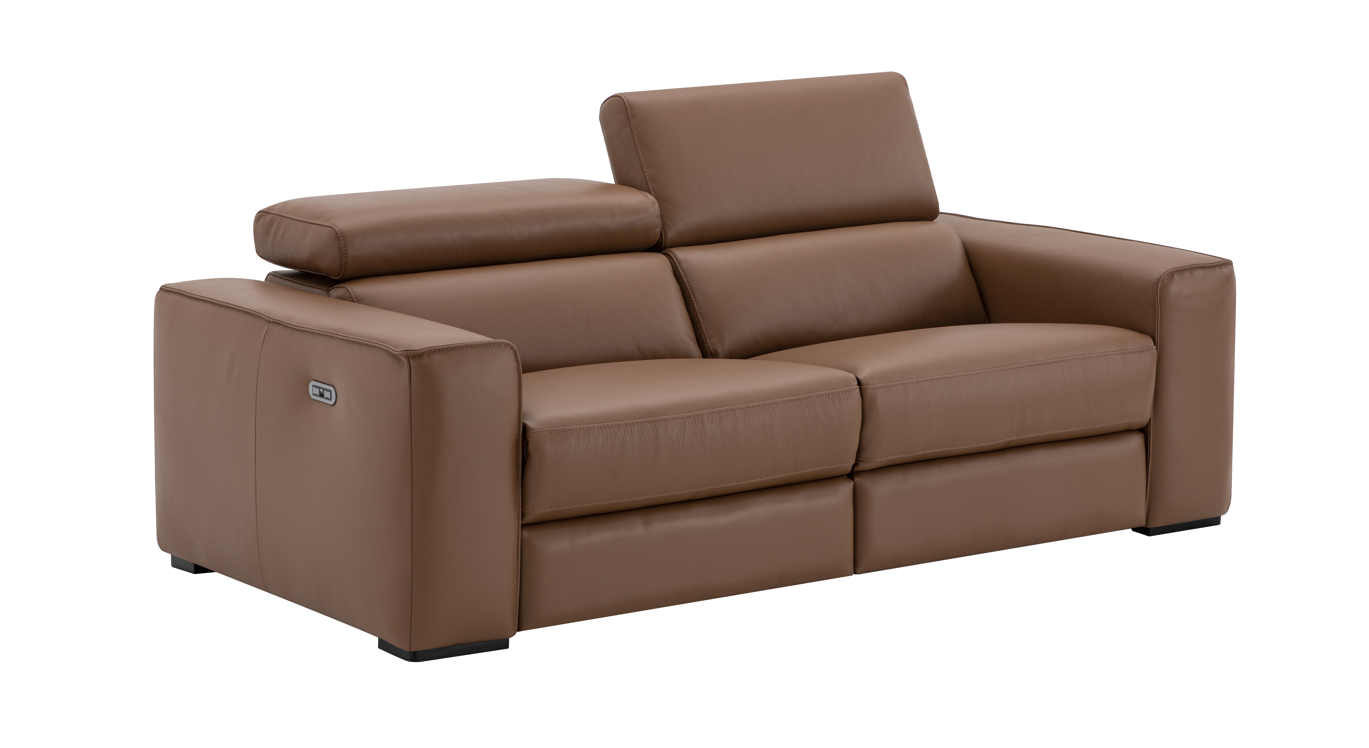 Picasso Love Seat in Caramel