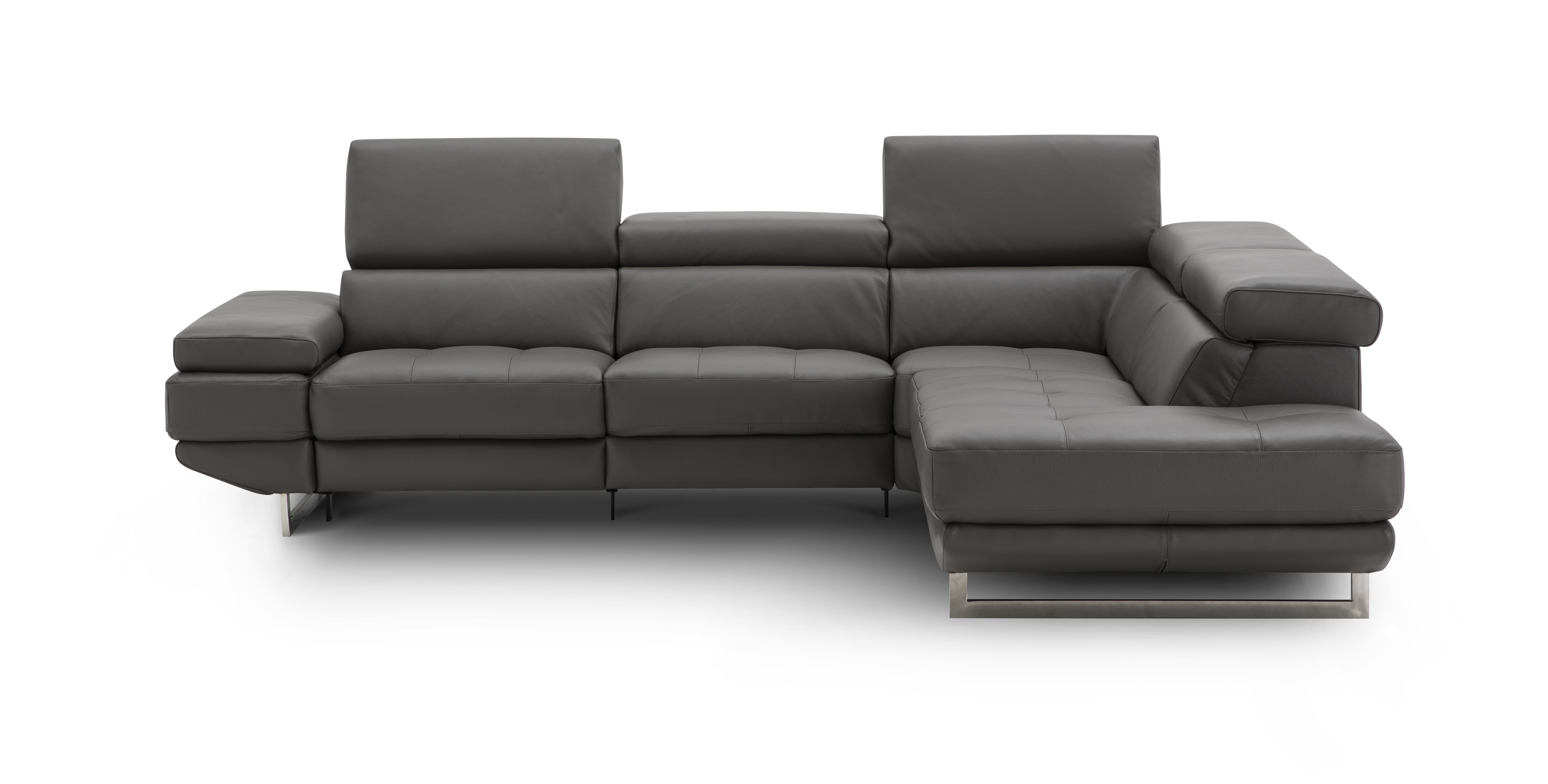 JM Furniture Annalaise Dark Grey RAF Sectional
