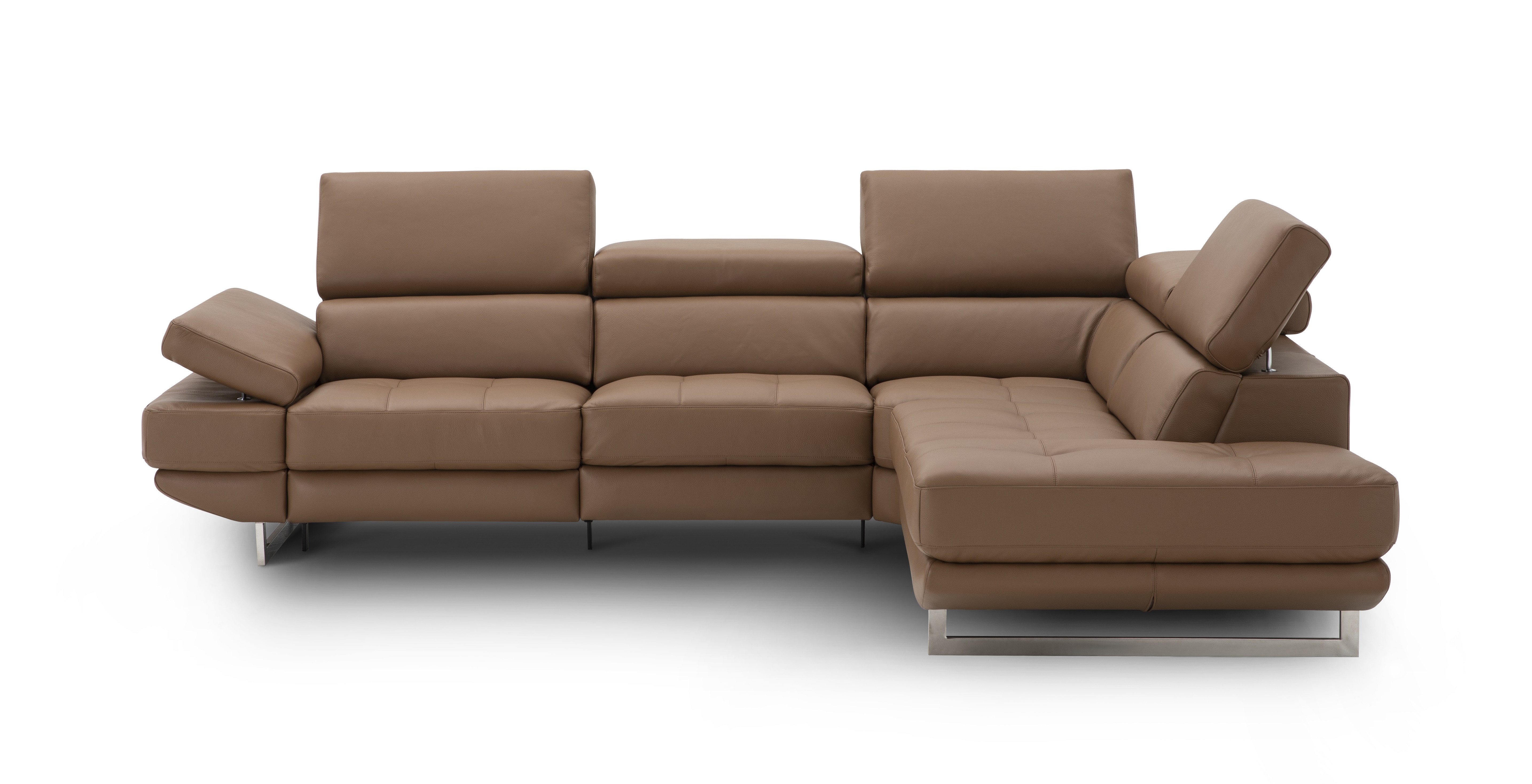 JM Furniture Annalaise Caramel RAF Sectional