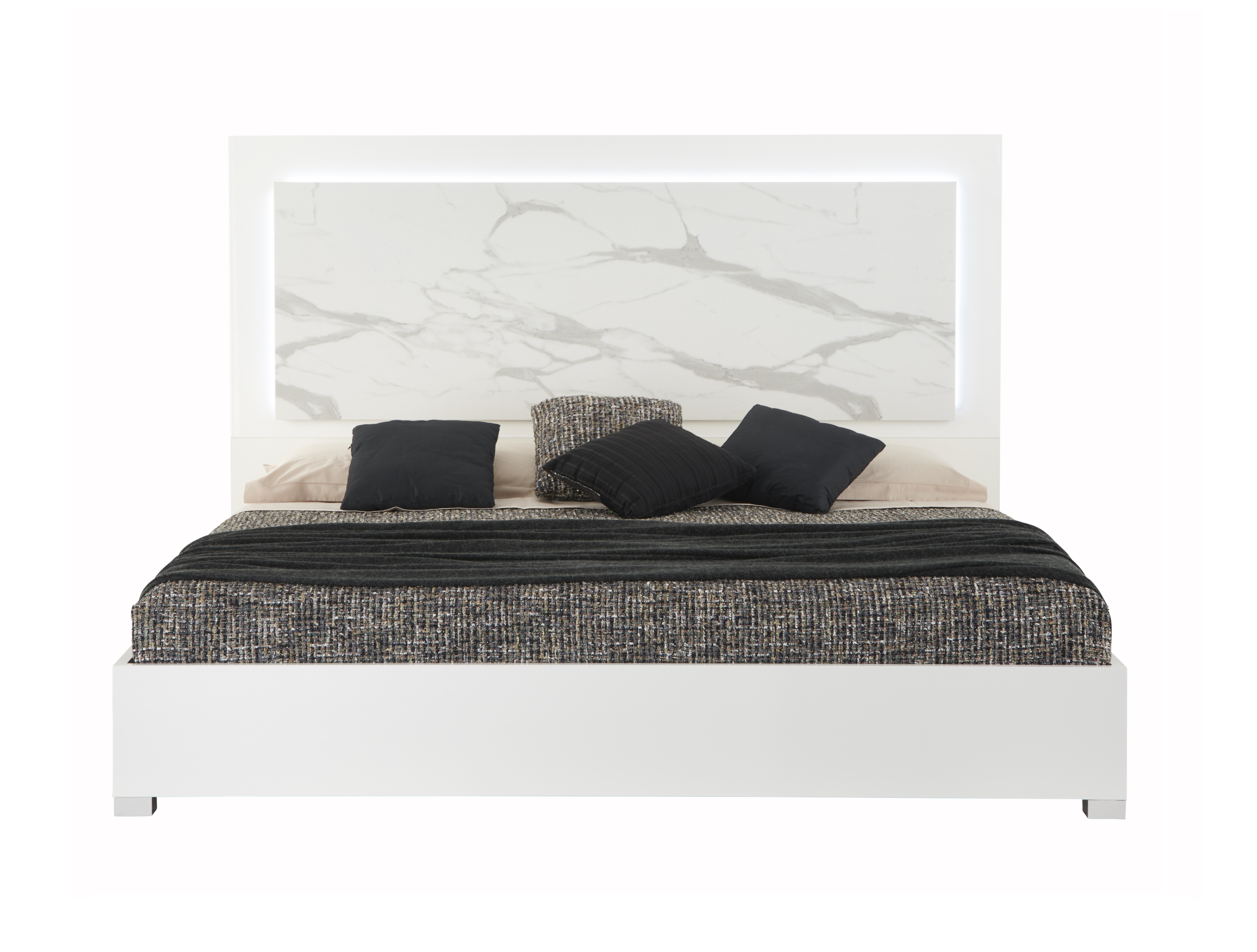 Sonia White King Bed