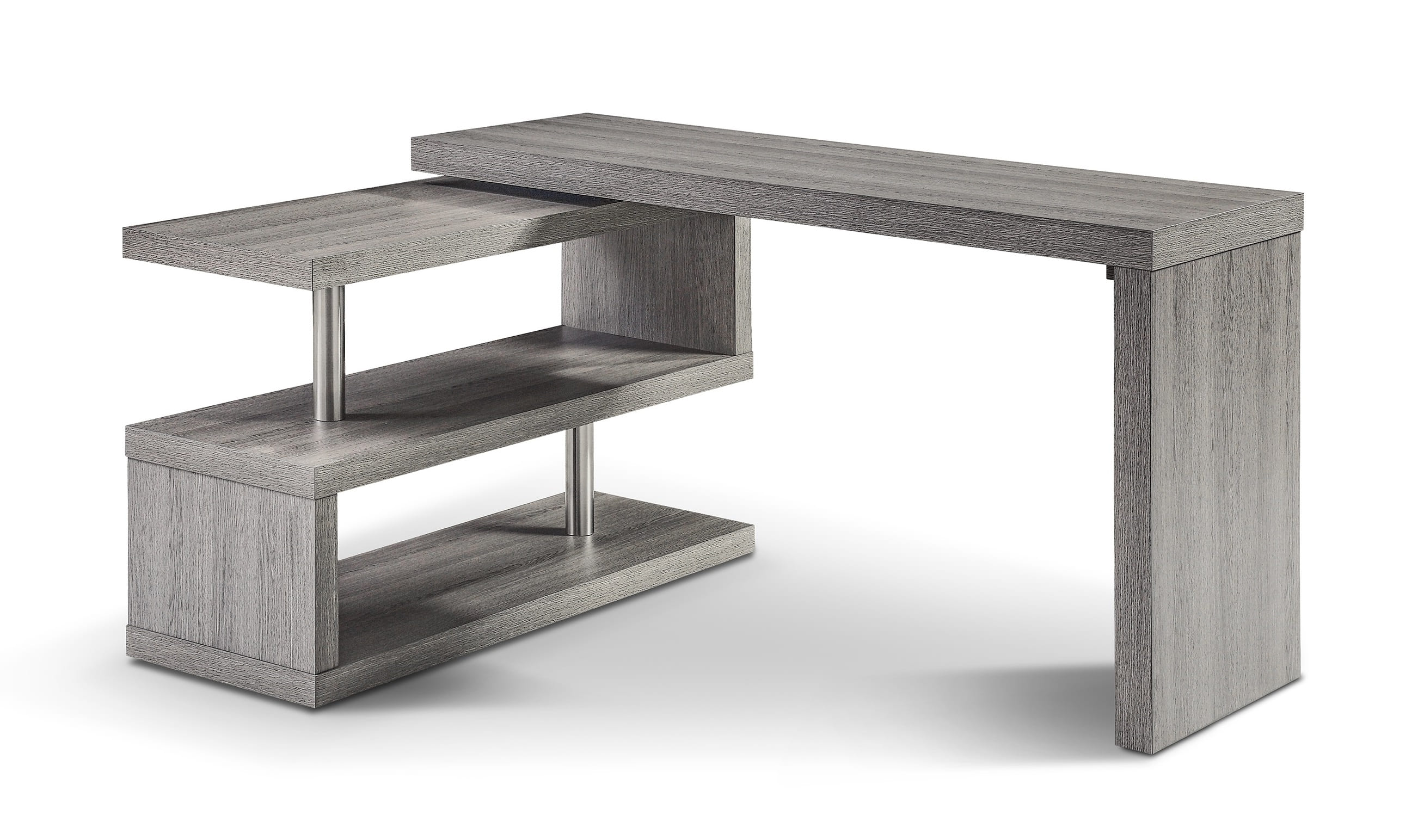 JM Furniture A33 Matte Grey Office Desk