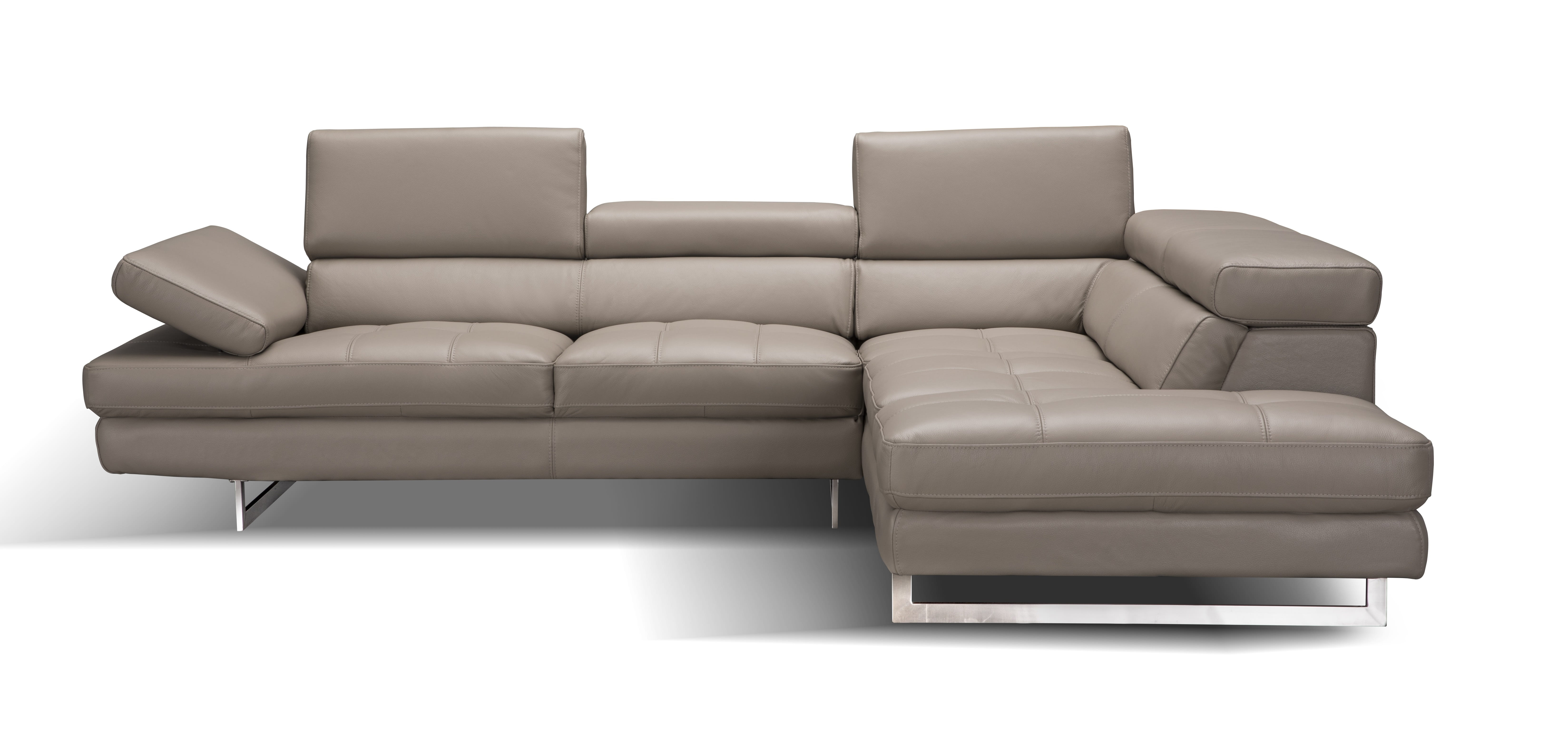 JM Furniture A761 Peanut Leather RAF Sectional