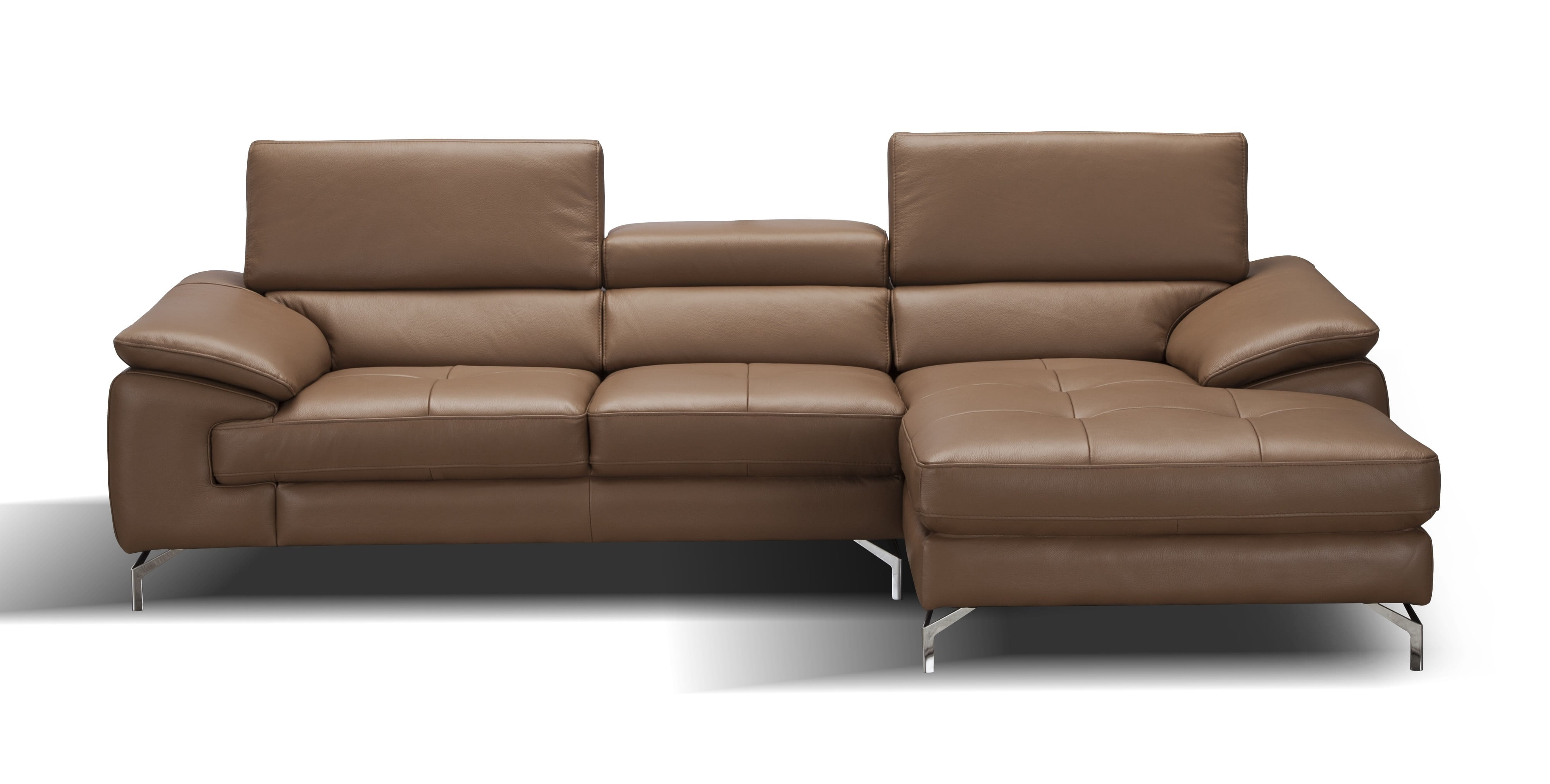 JM Furniture A973B Caramel Leather RAF Mini Sectional