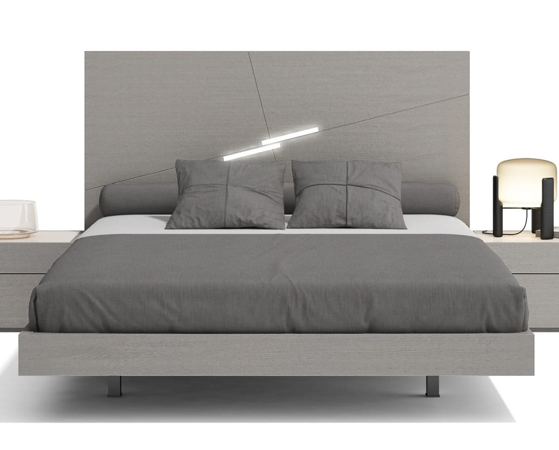 Faro King Size Bed in Grey