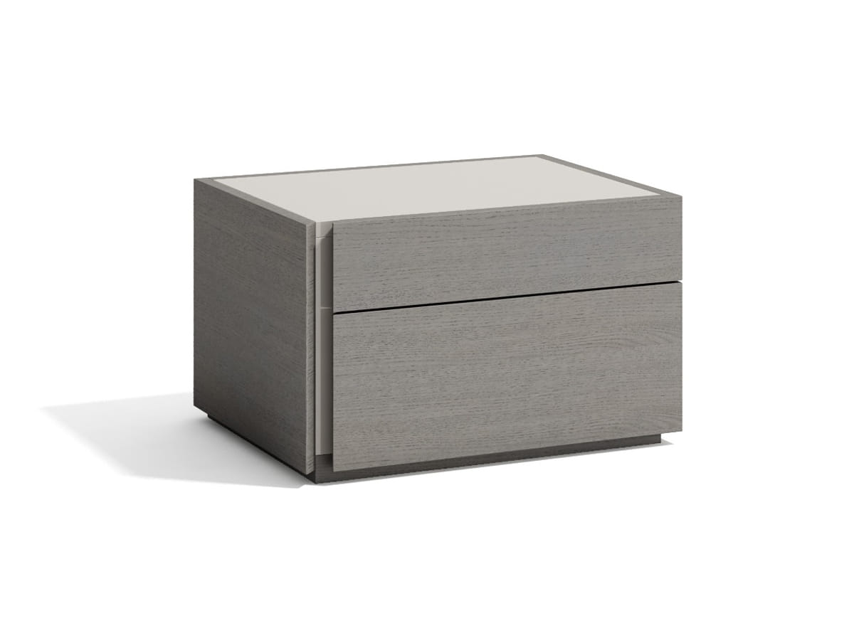 Faro Left Facing Night Stand in Grey