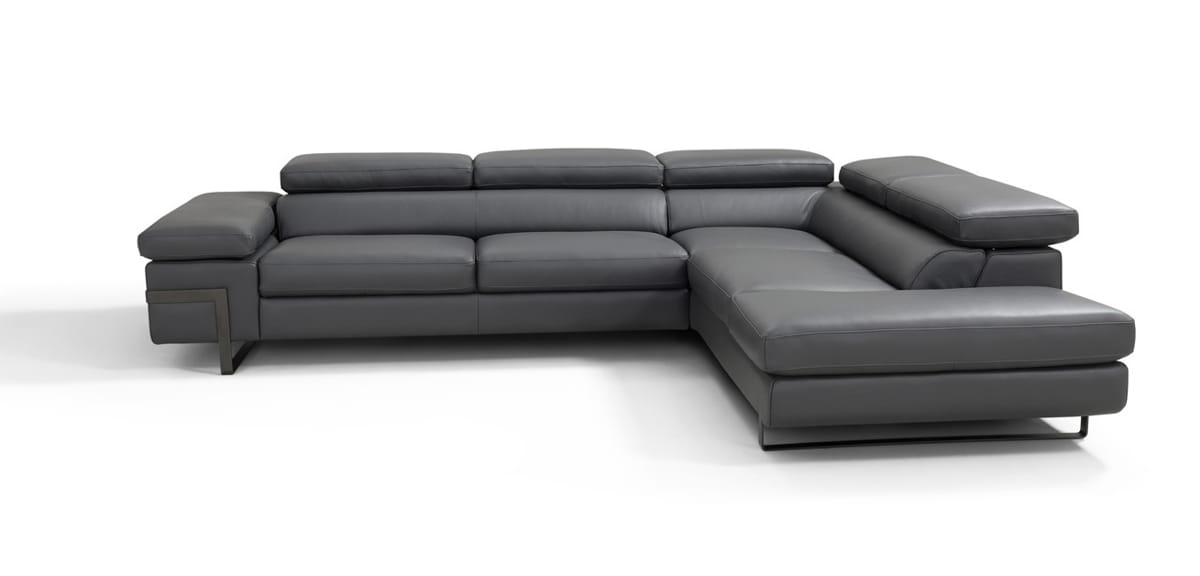 JM Furniture I867 Dark Grey Right Hand Facing Chaise Sectional