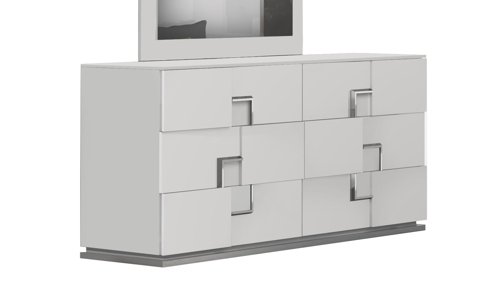 JM Furniture Infinity White Premium Dresser