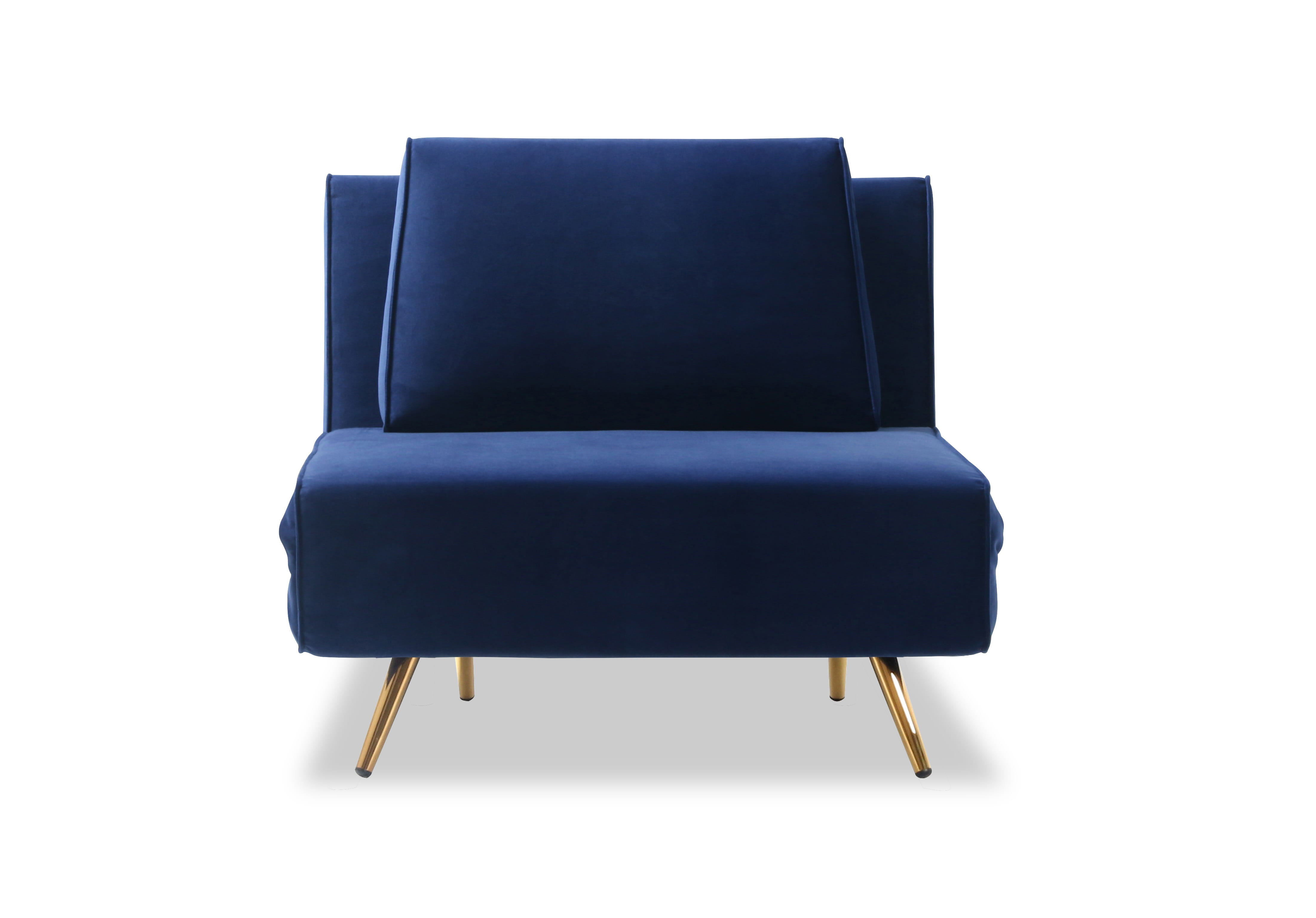 JM Furniture Julius Blue Single Sofa Bed