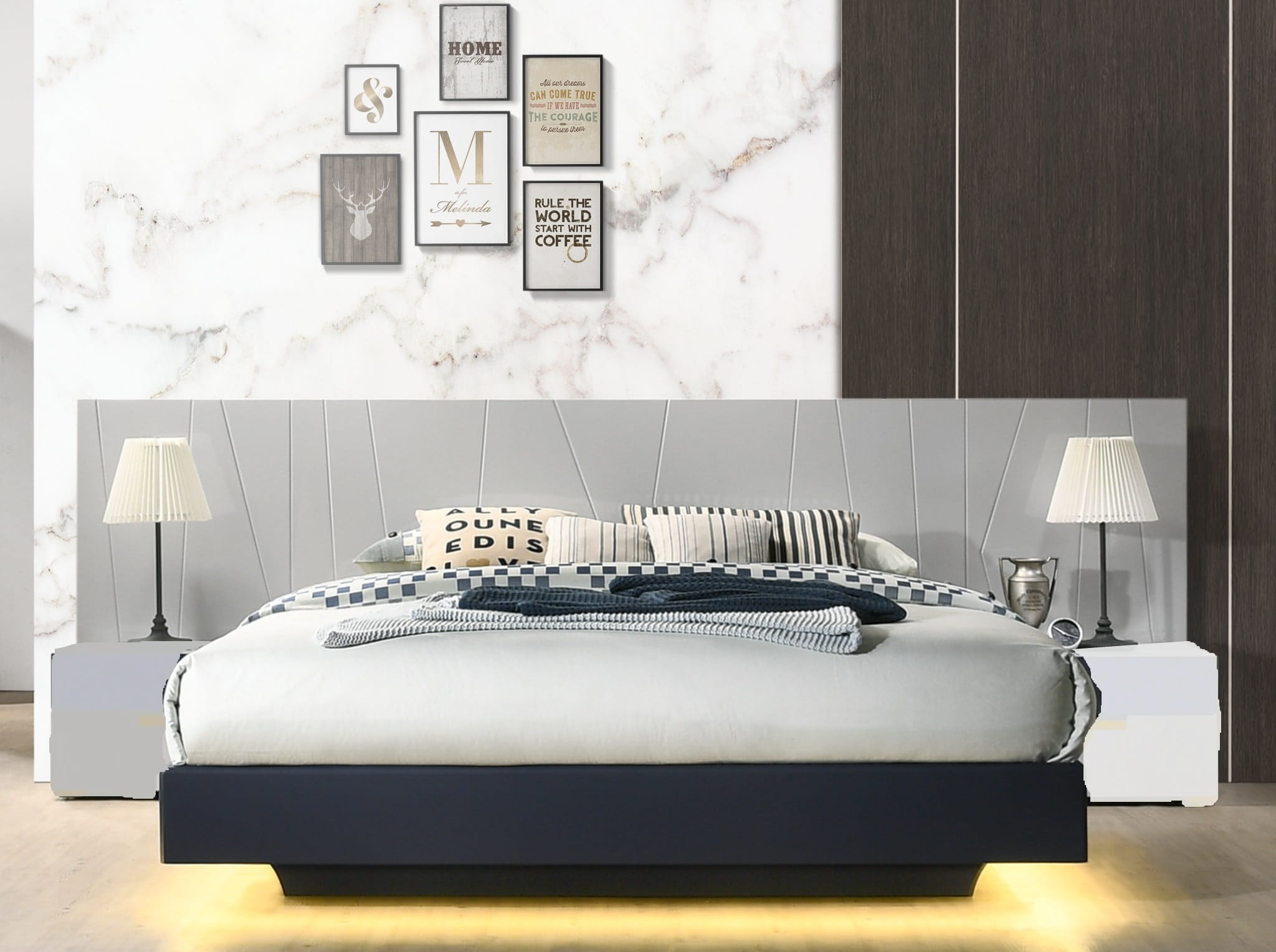 Marsala King Bed