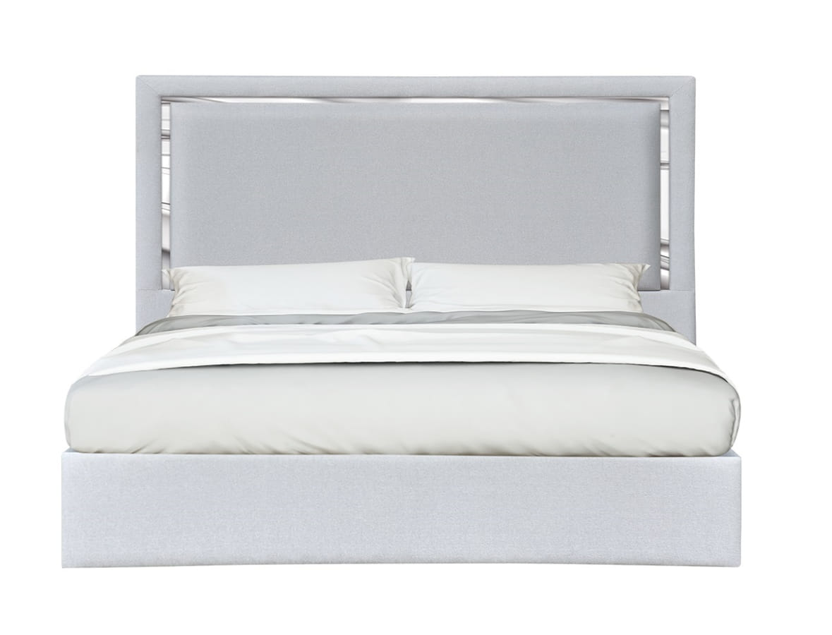 JM Furniture Monet Silver Grey Queen Bed