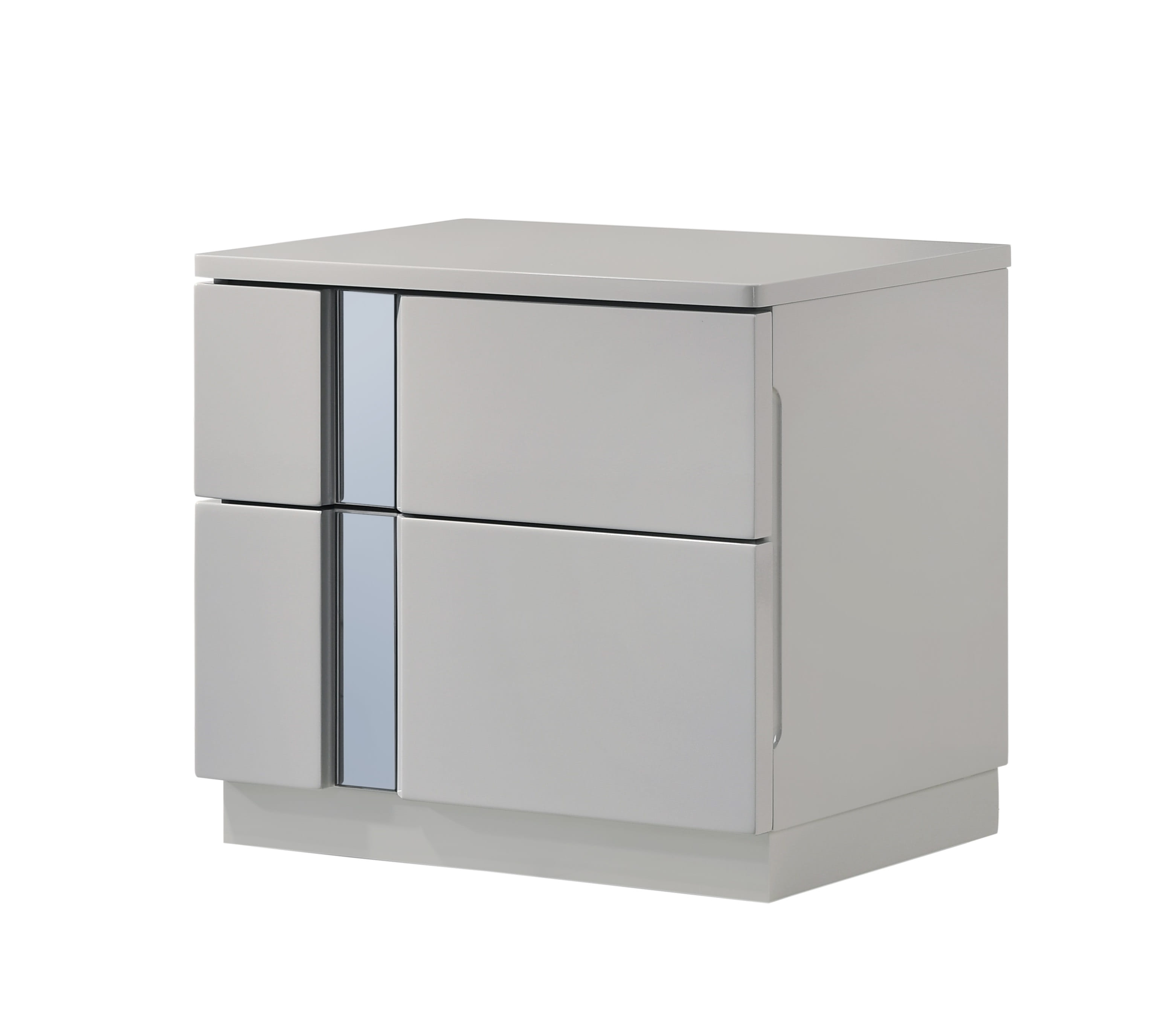 JM Furniture Palermo Grey Night Stand