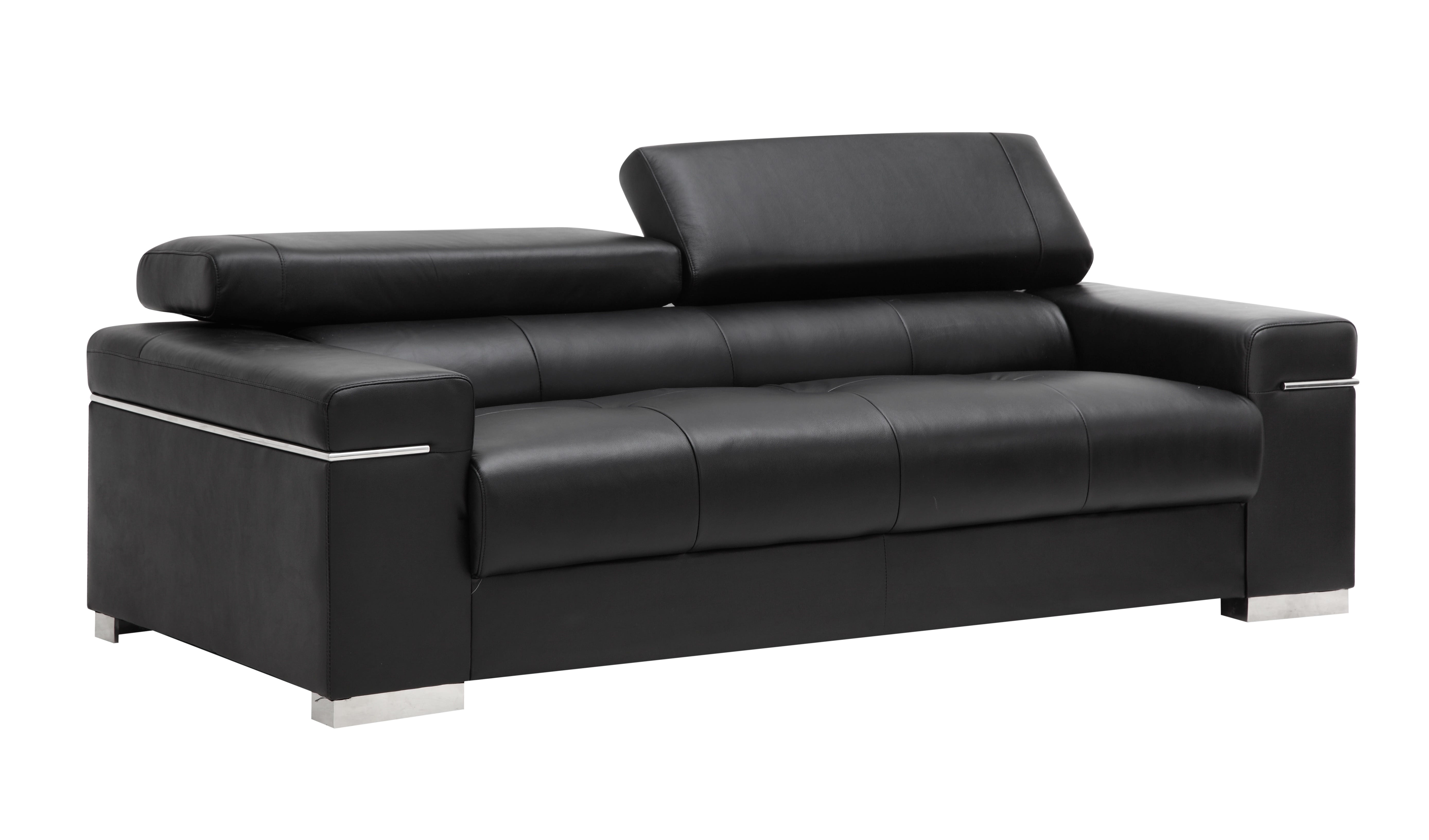 Soho Sofa in Black Leather