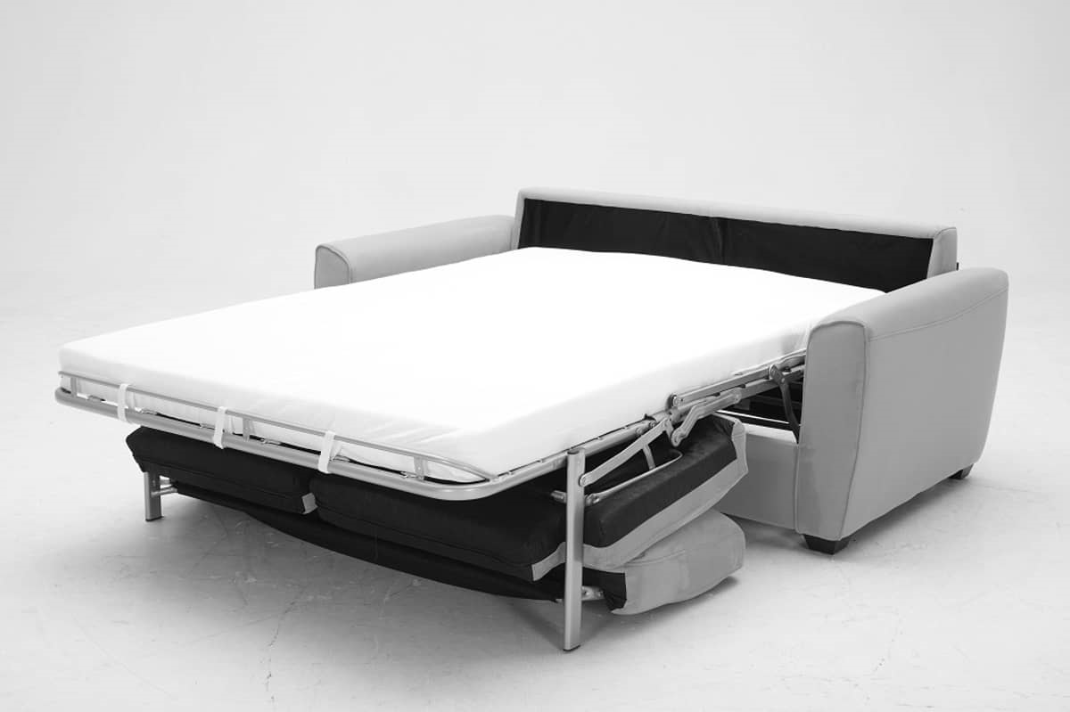 JM Furniture Marin Light Grey Fabric Sofa Bed