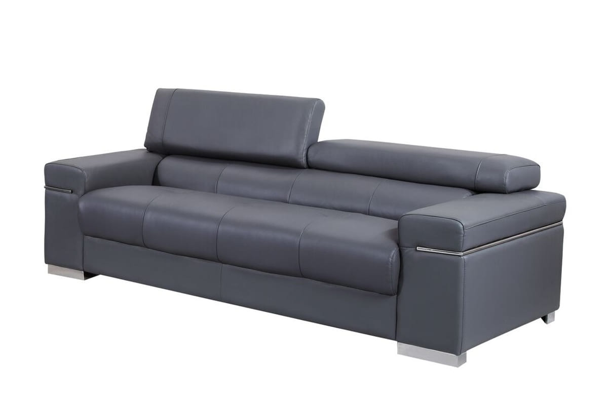 Soho Sofa in Grey Leather