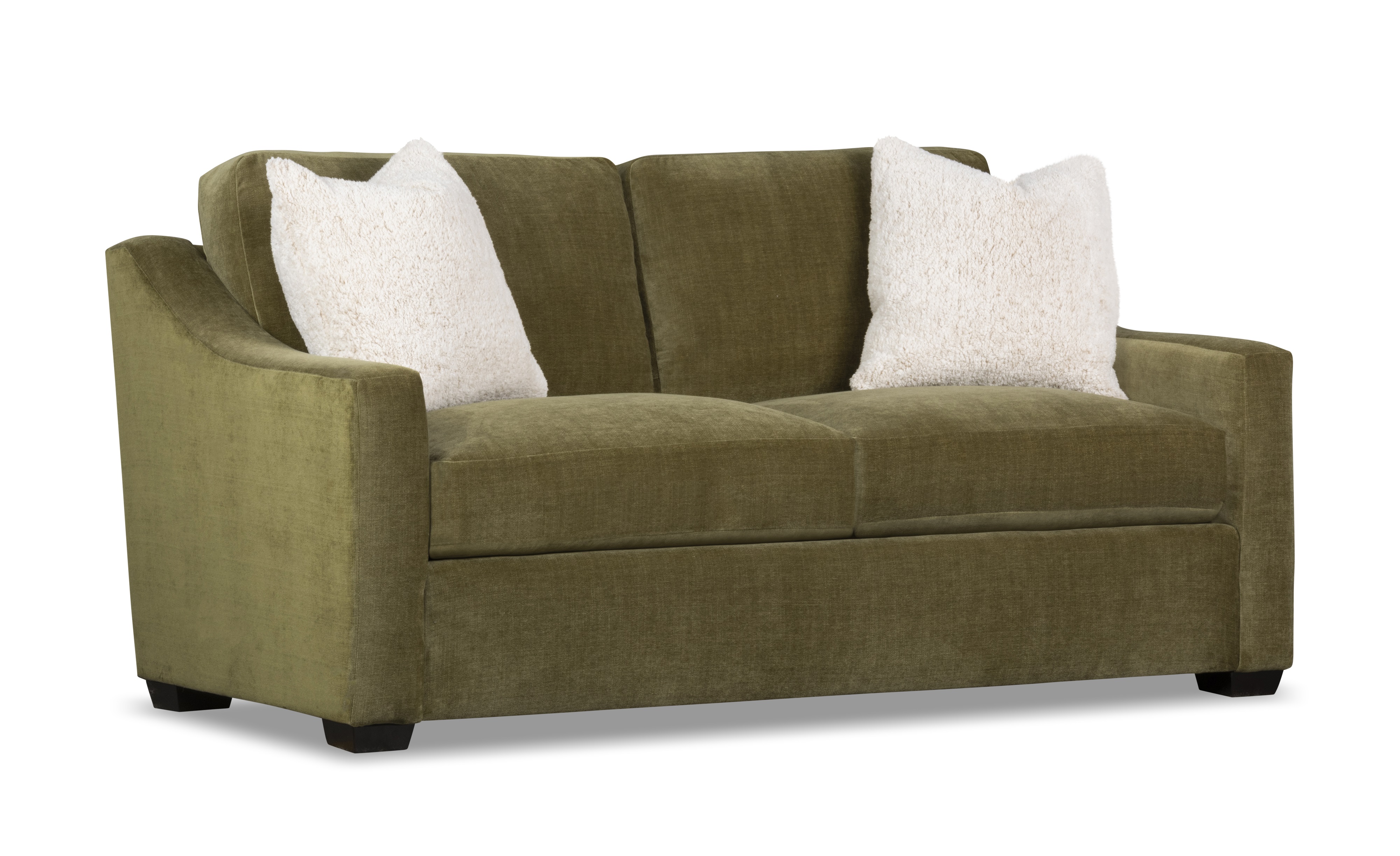 Klaussner Furniture Karson Olive Green Sofa
