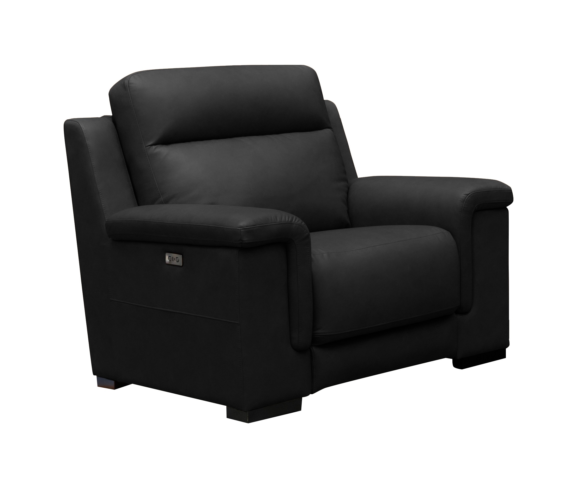 Klaussner Furniture Dakota Black Power Recliner Chair