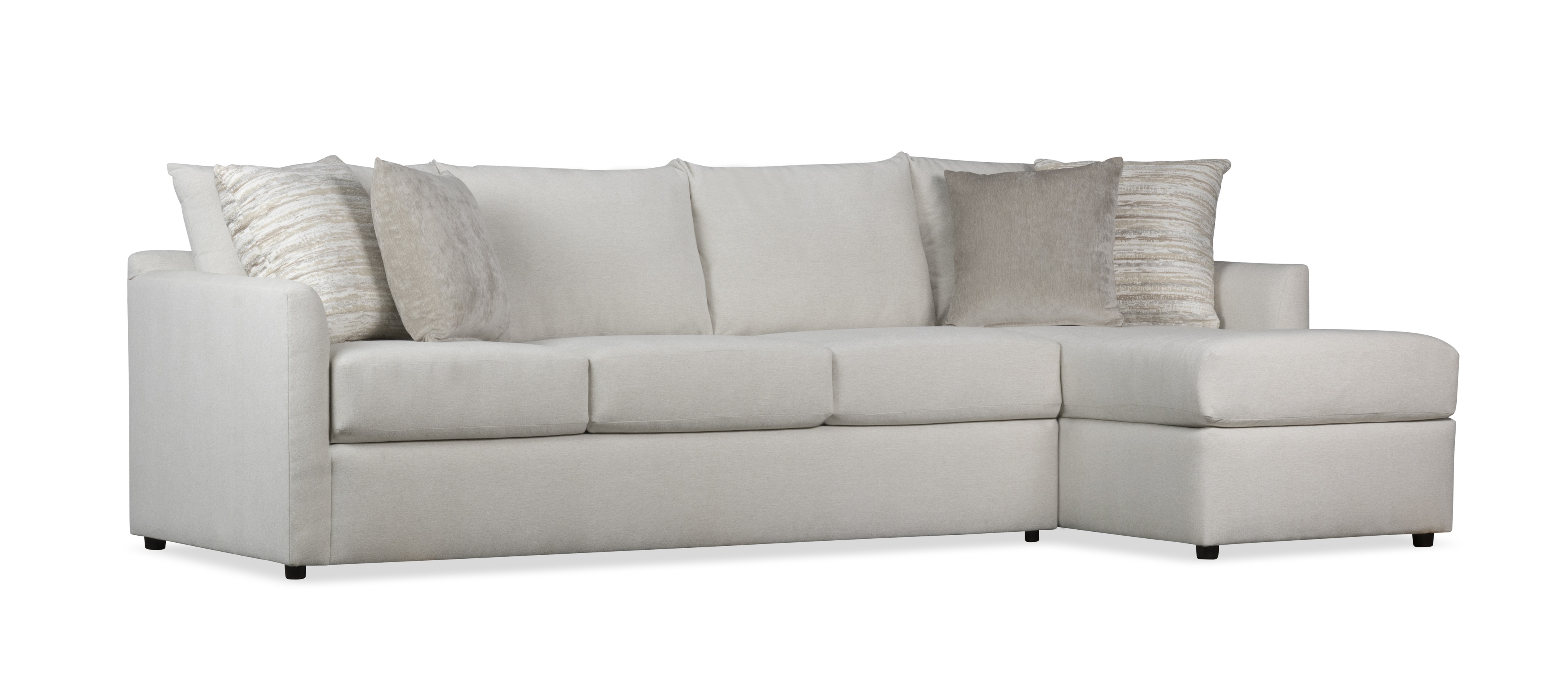 Klaussner Furniture Atlanta Beige 2pc Sectional