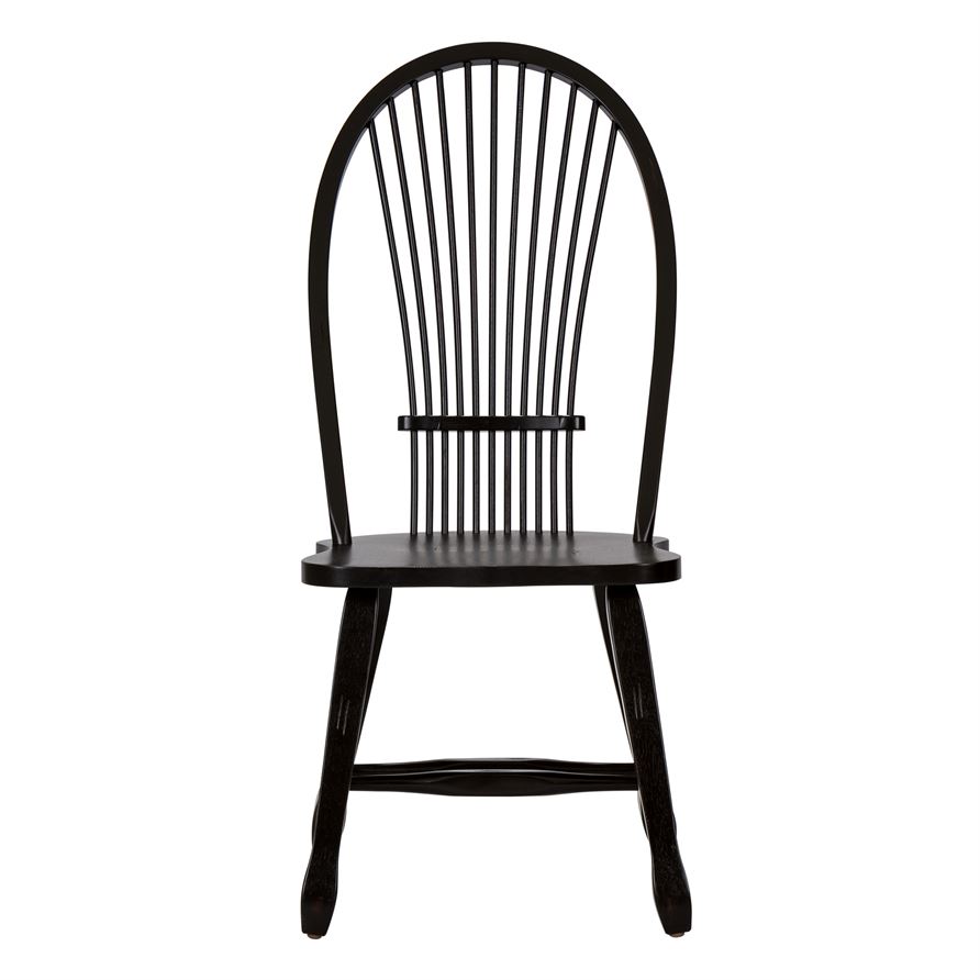 Sheaf Back Side Chair - Black