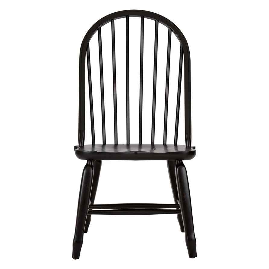 Bow Back Side Chair - Black