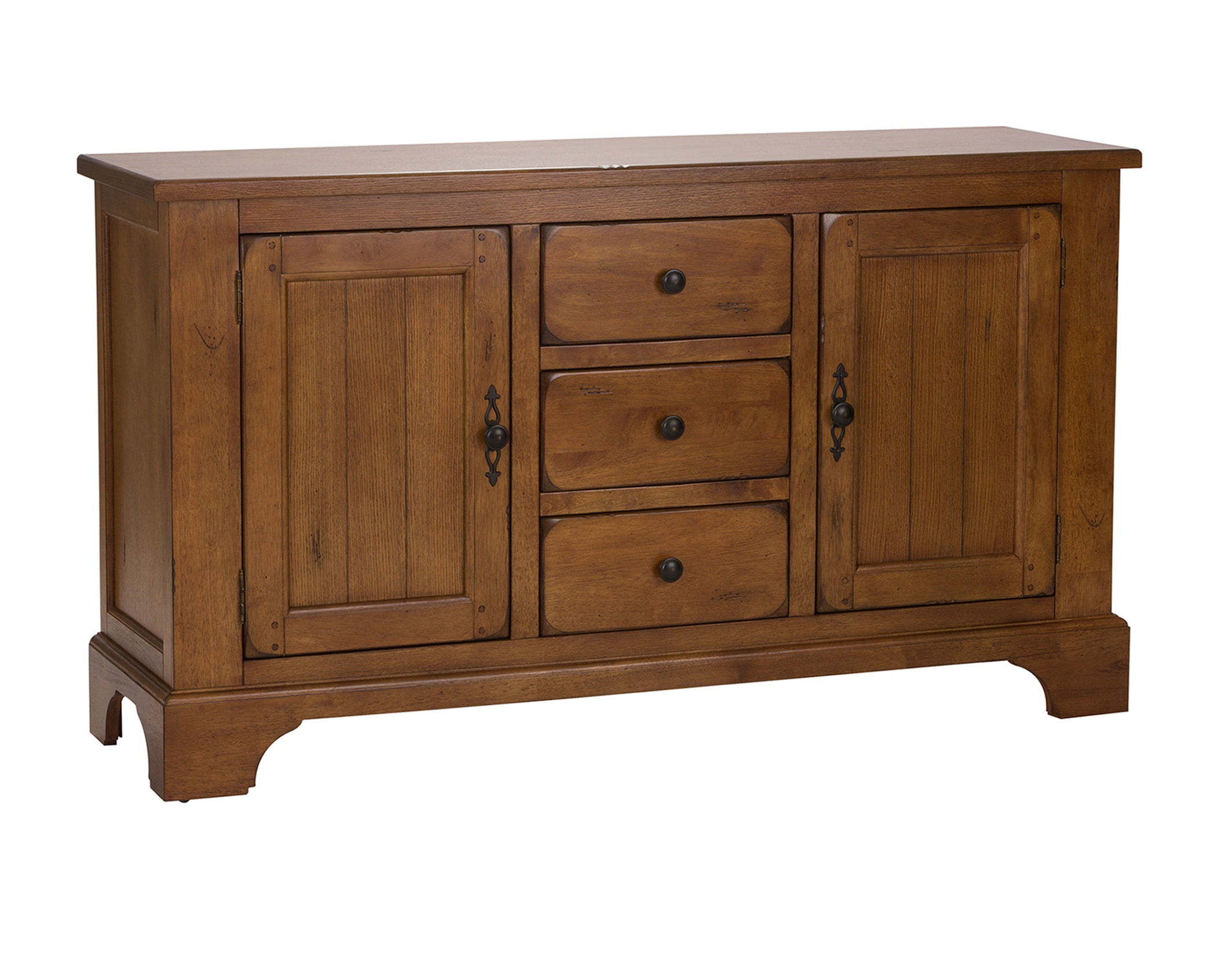 Liberty Treasures Rustic Oak Buffet