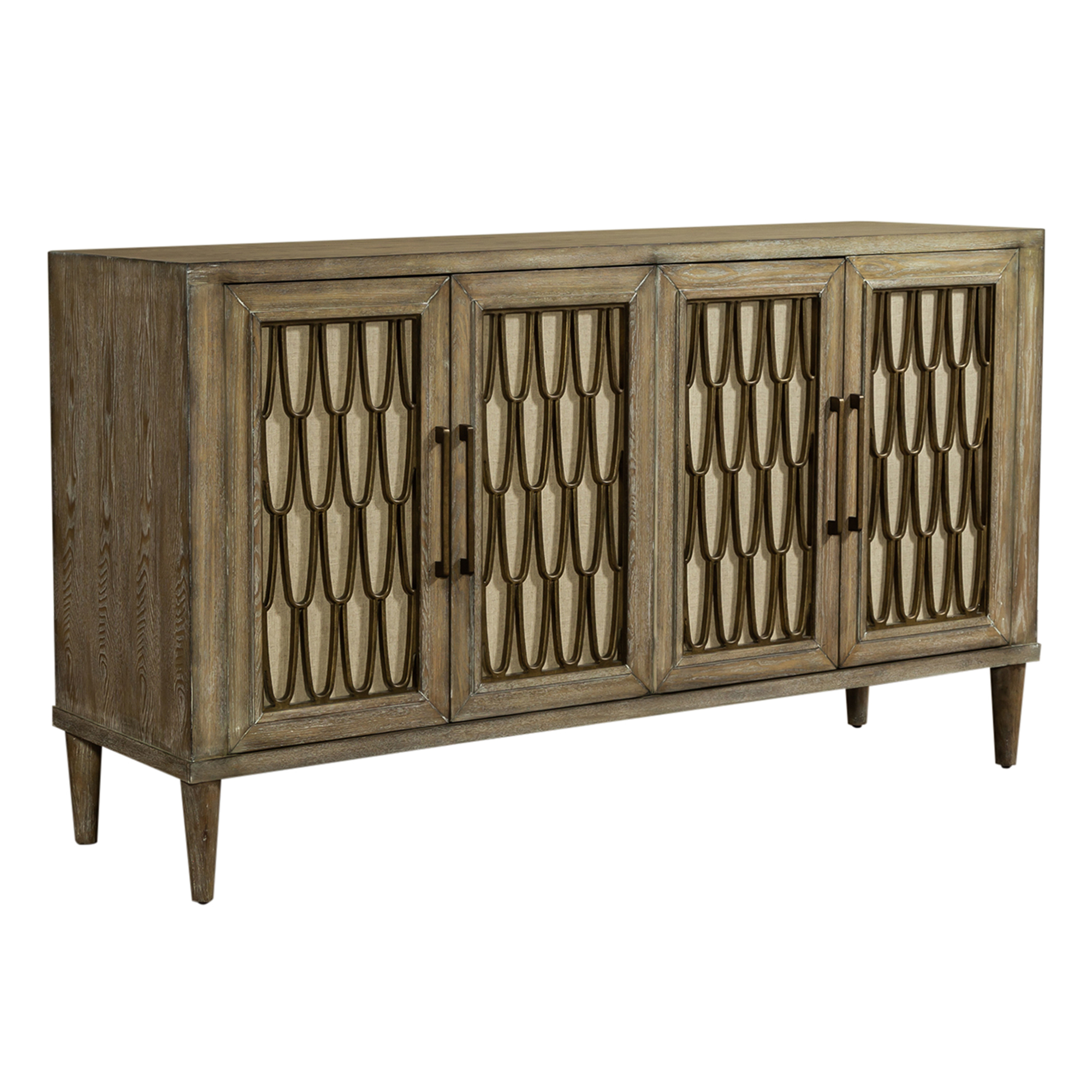 Liberty Devonshire Driftwood 4 Doors Accent Cabinet