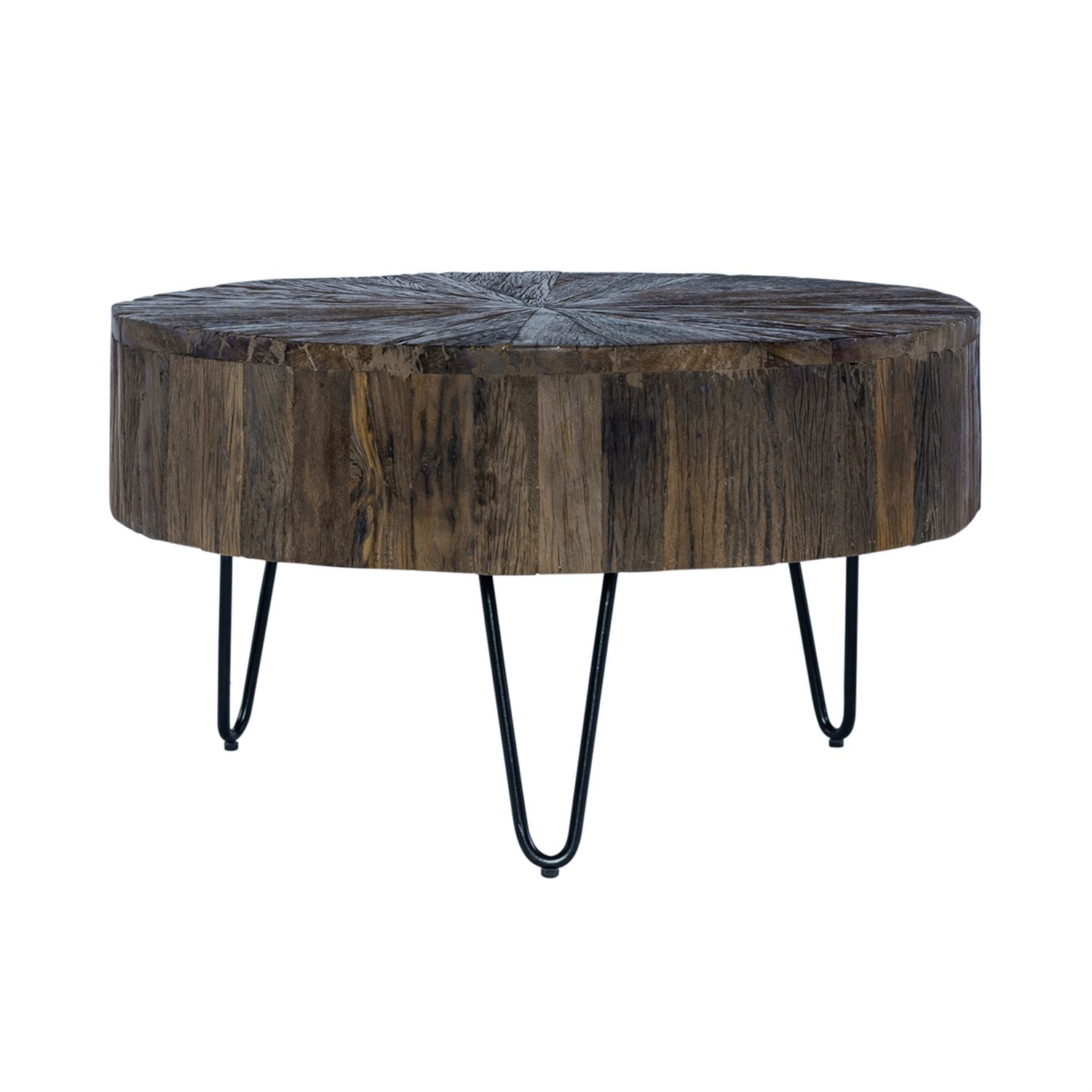 Liberty Canyon Railroad Brown Accent 3pc Coffee Table Set