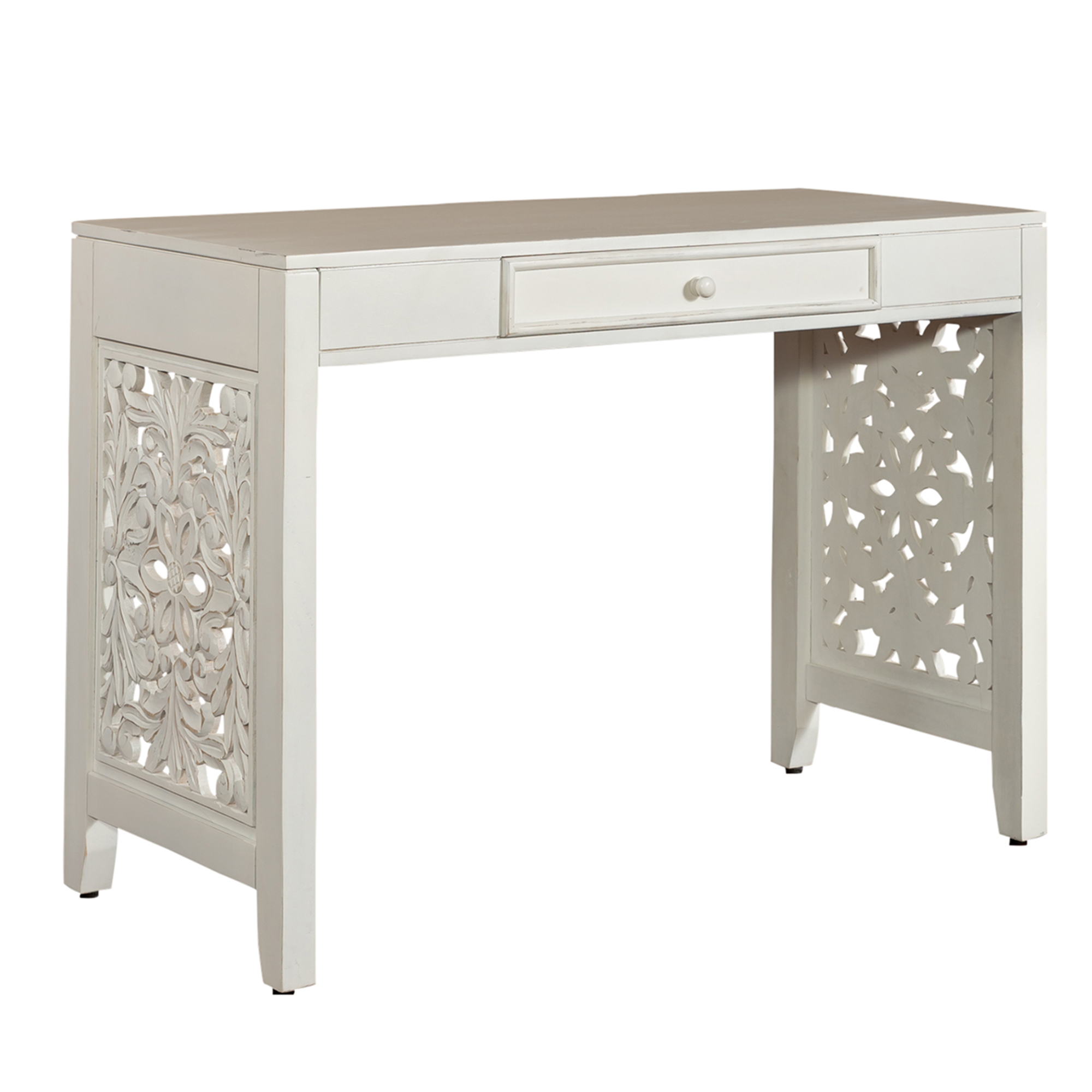 Liberty Trellis Lane Weathered White Accent Writing Desk